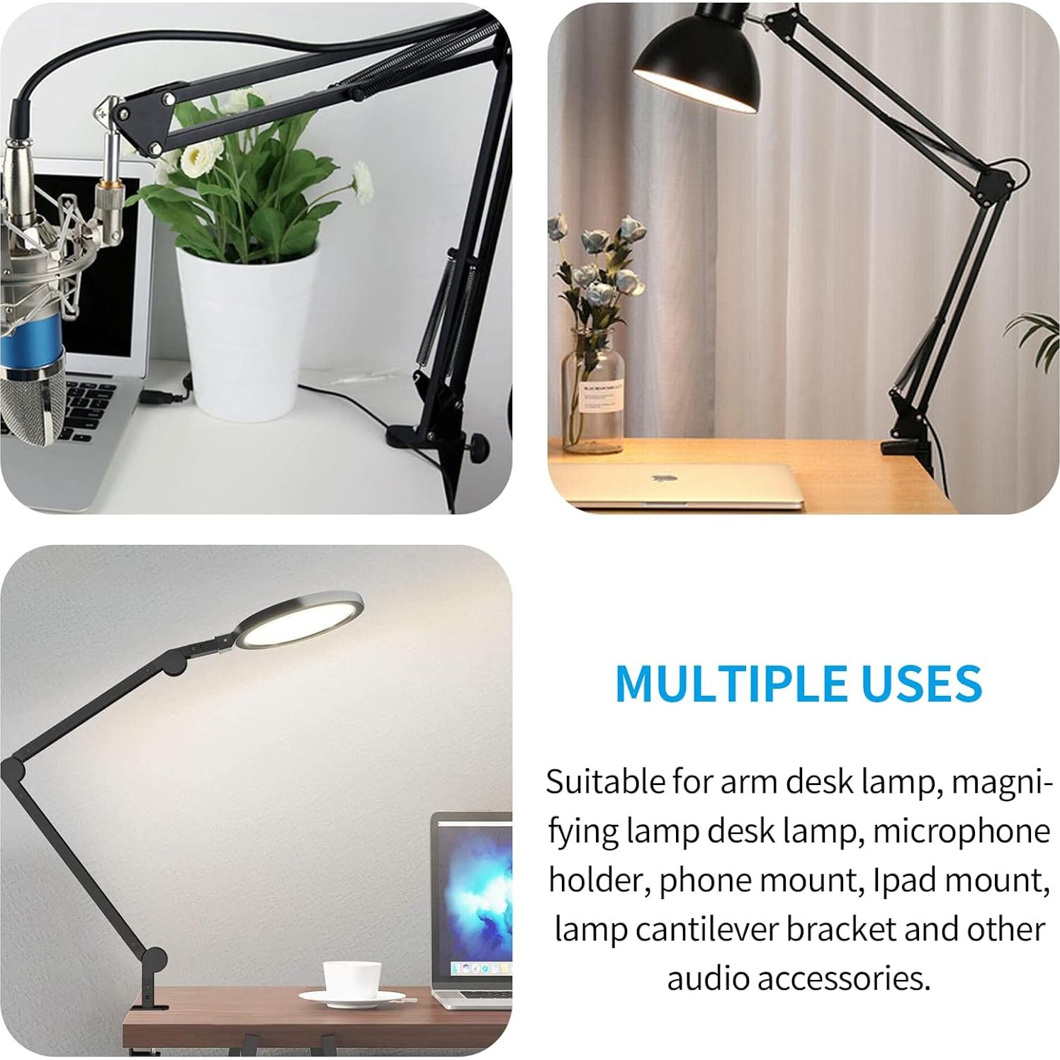 Soporte de Montaje C-Clamp LifCratms para Lámpara y Micrófono