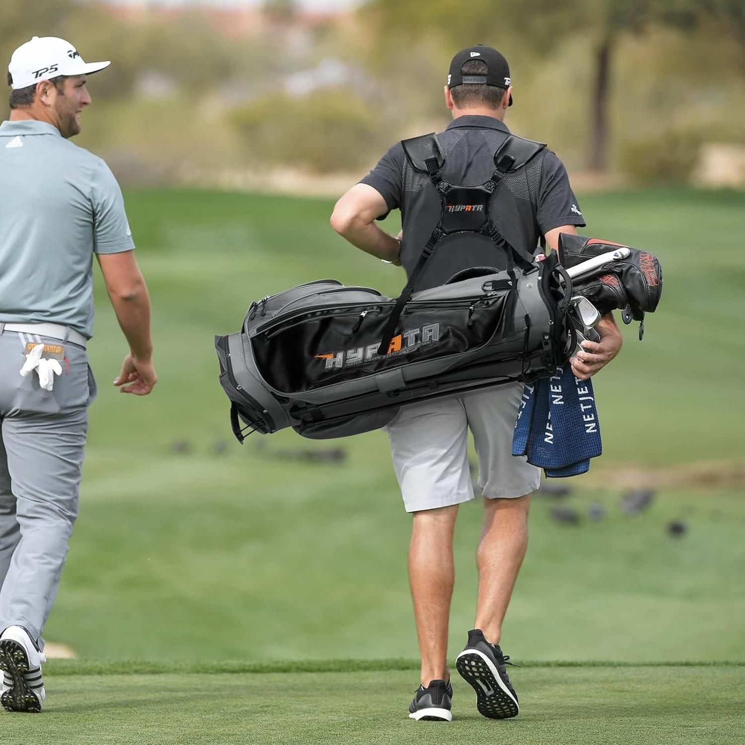 Bolsa de Golf con Soporte HYPATA 14 Vías Gris-Prime