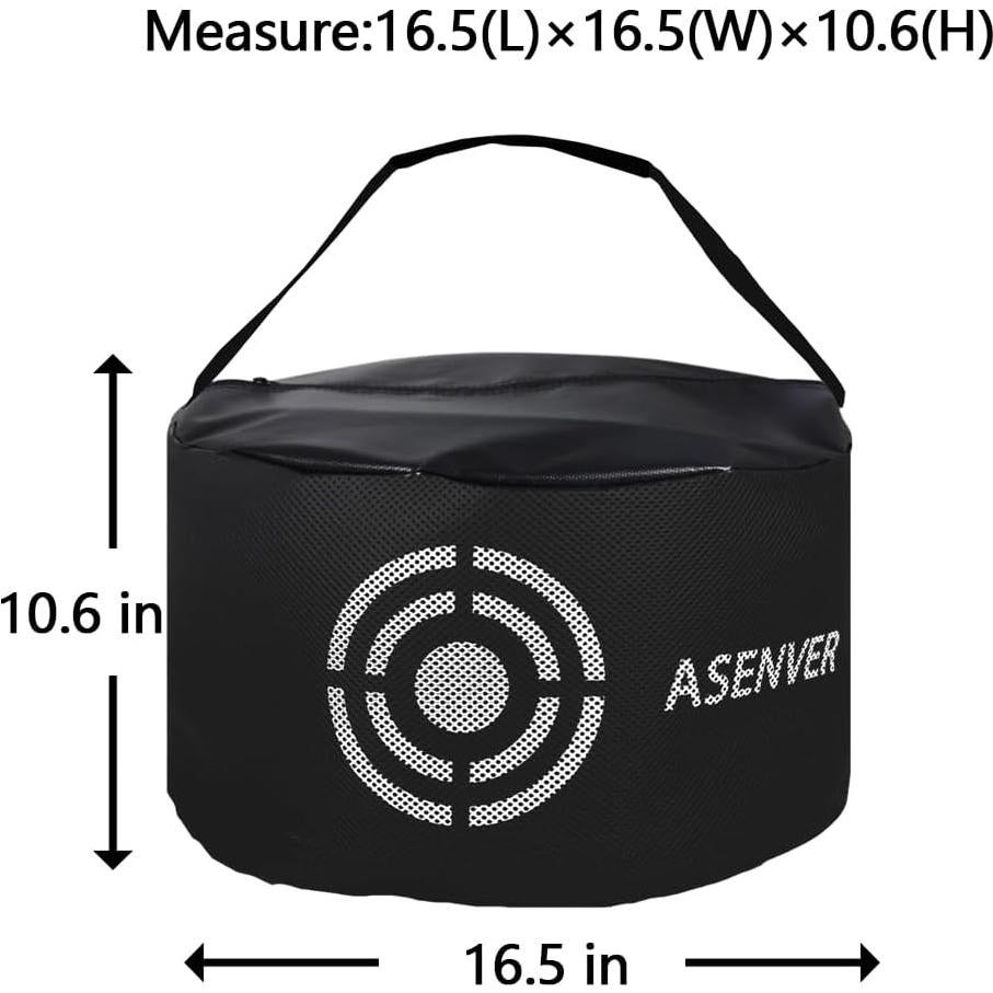 Bolsa de Impacto de Golf ASENVER JYDJB-H Negra Portátil
