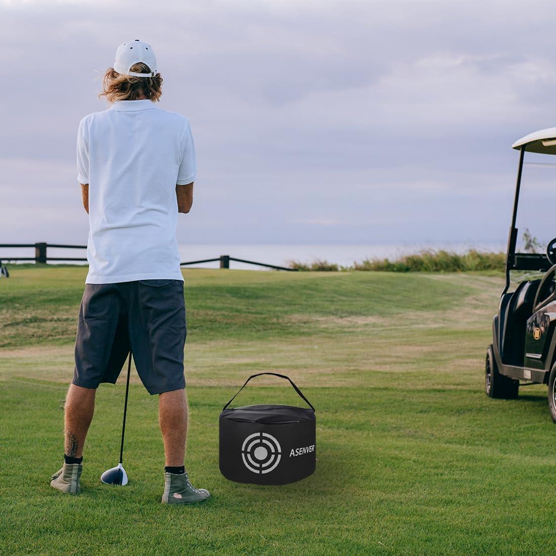 Bolsa de Impacto de Golf ASENVER JYDJB-H Negra Portátil