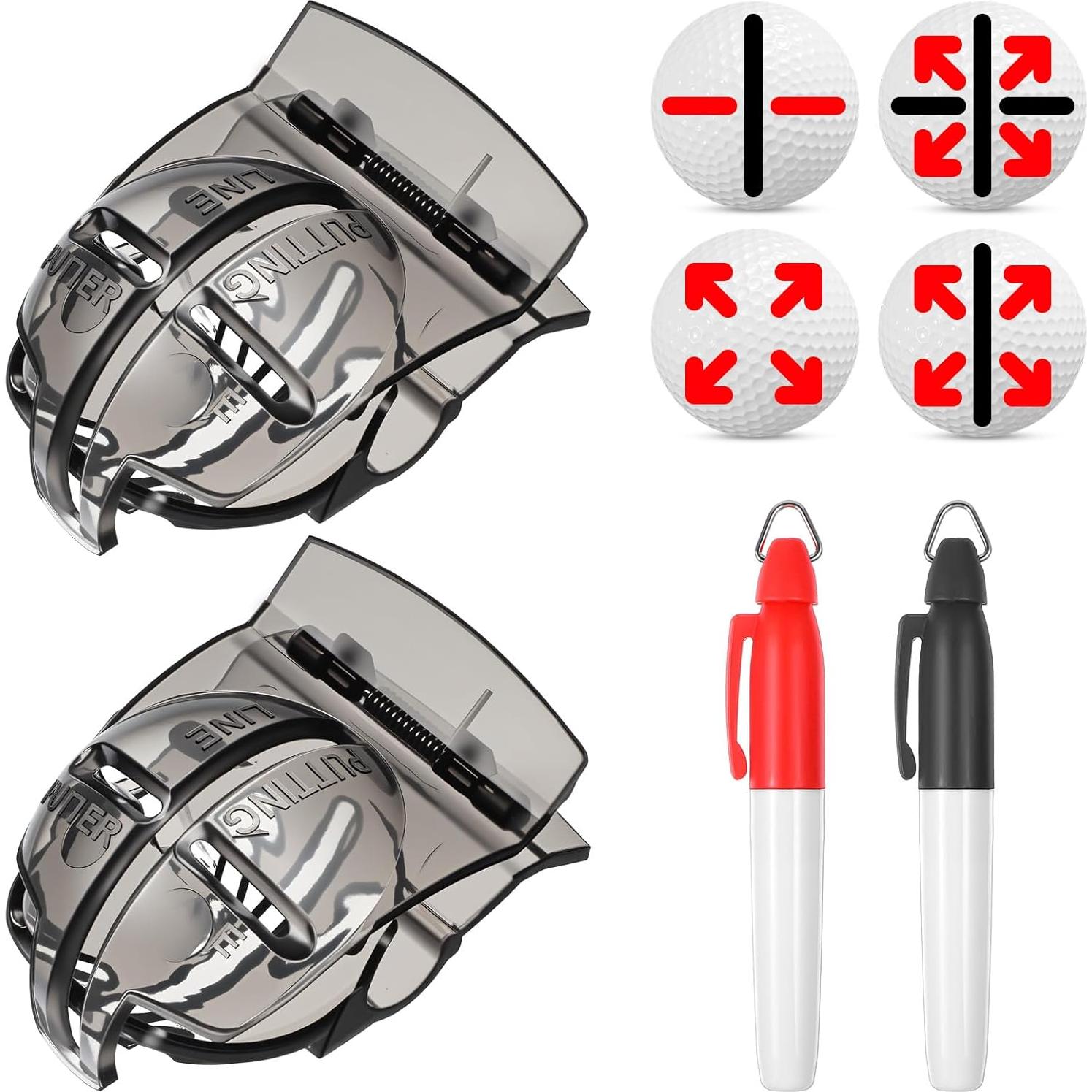 Paquete de 4 herramientas Neyauo para marcar pelotas de golf