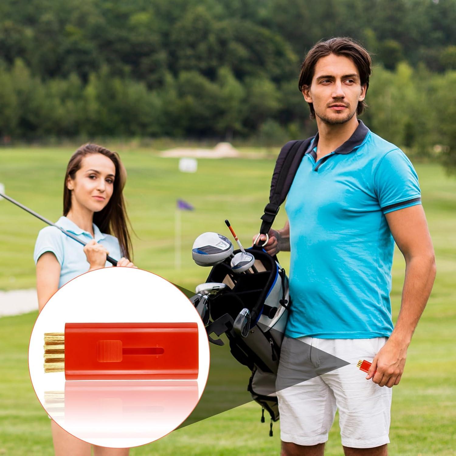 Cepillo Limpiador de Palos de Golf Lyehip Doble Cara Multicolor