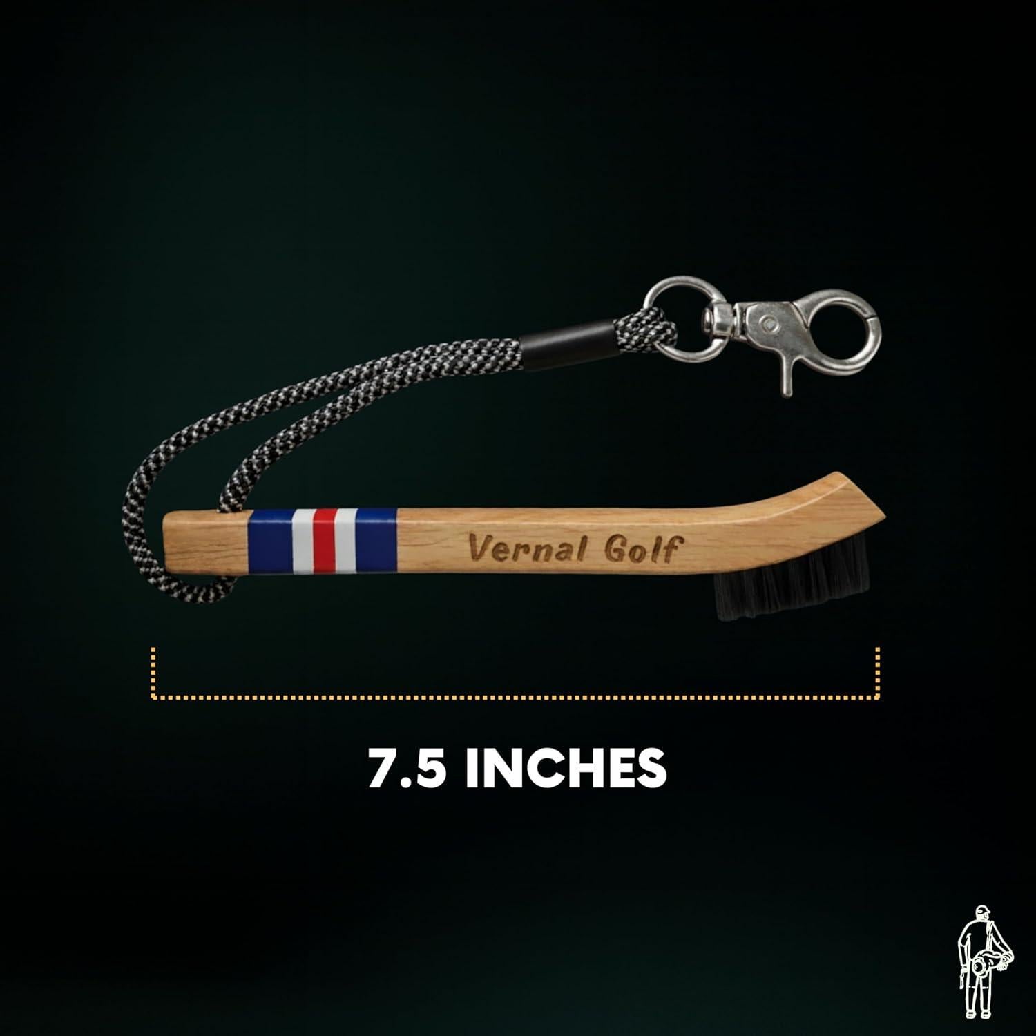 Cepillo de Golf Vernal de Madera de Hickory con Cerdas de Nylon