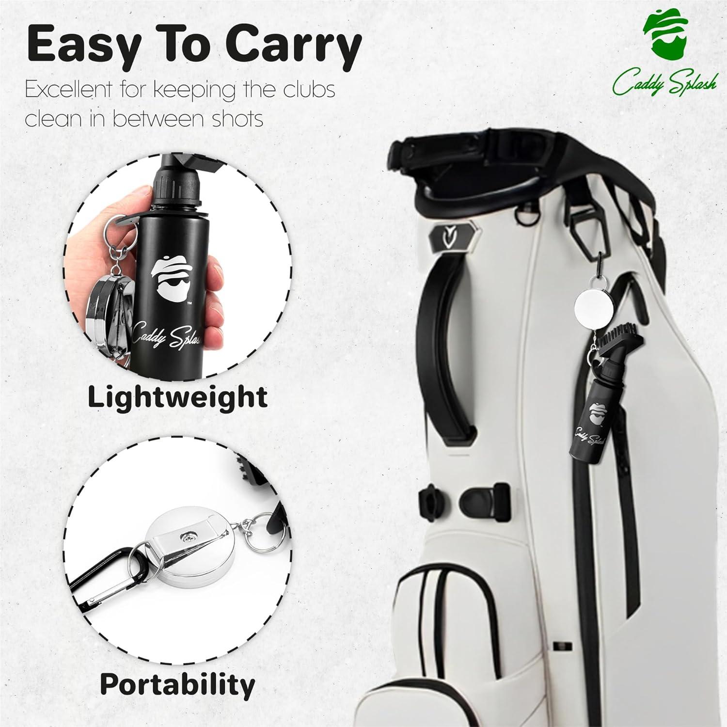 Limpiador de Palos de Golf Caddy Splash - Cepillo de Agua 4 Oz