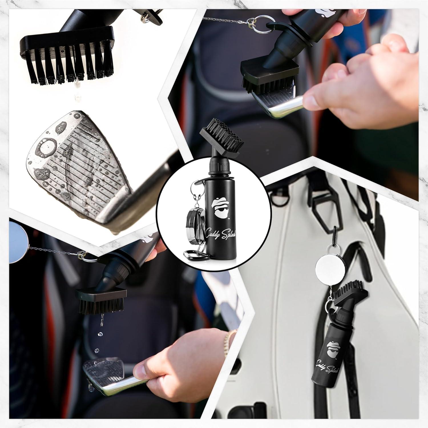 Limpiador de Palos de Golf Caddy Splash - Cepillo de Agua 4 Oz