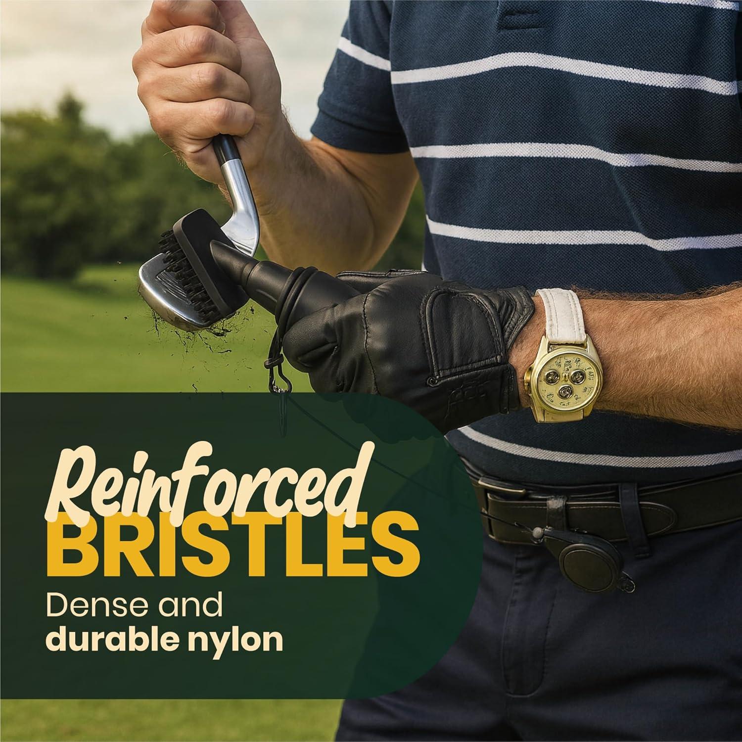 Limpiador de Palos de Golf E-Shano con Spray y Clip - 140g