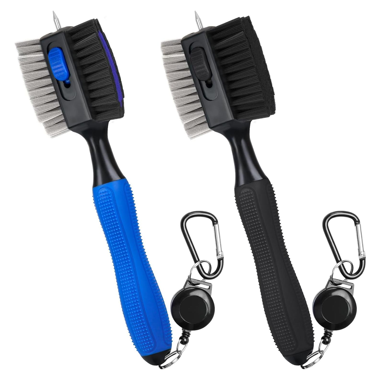 Paquete de 2 cepillos limpiadores de palos de golf Dsquu