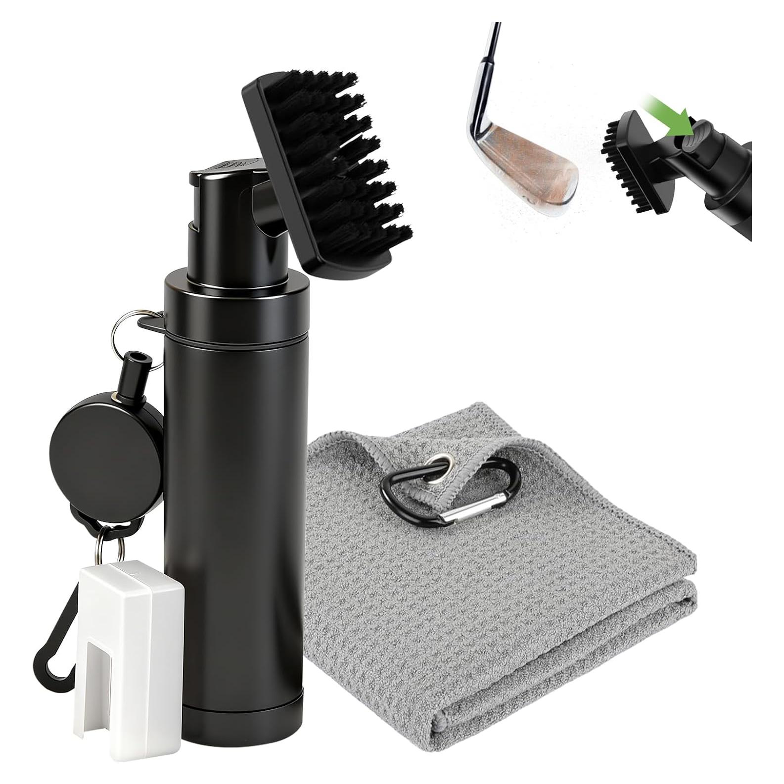 Kit de Limpieza de Palos de Golf Luscinia con Toalla y Cepillo