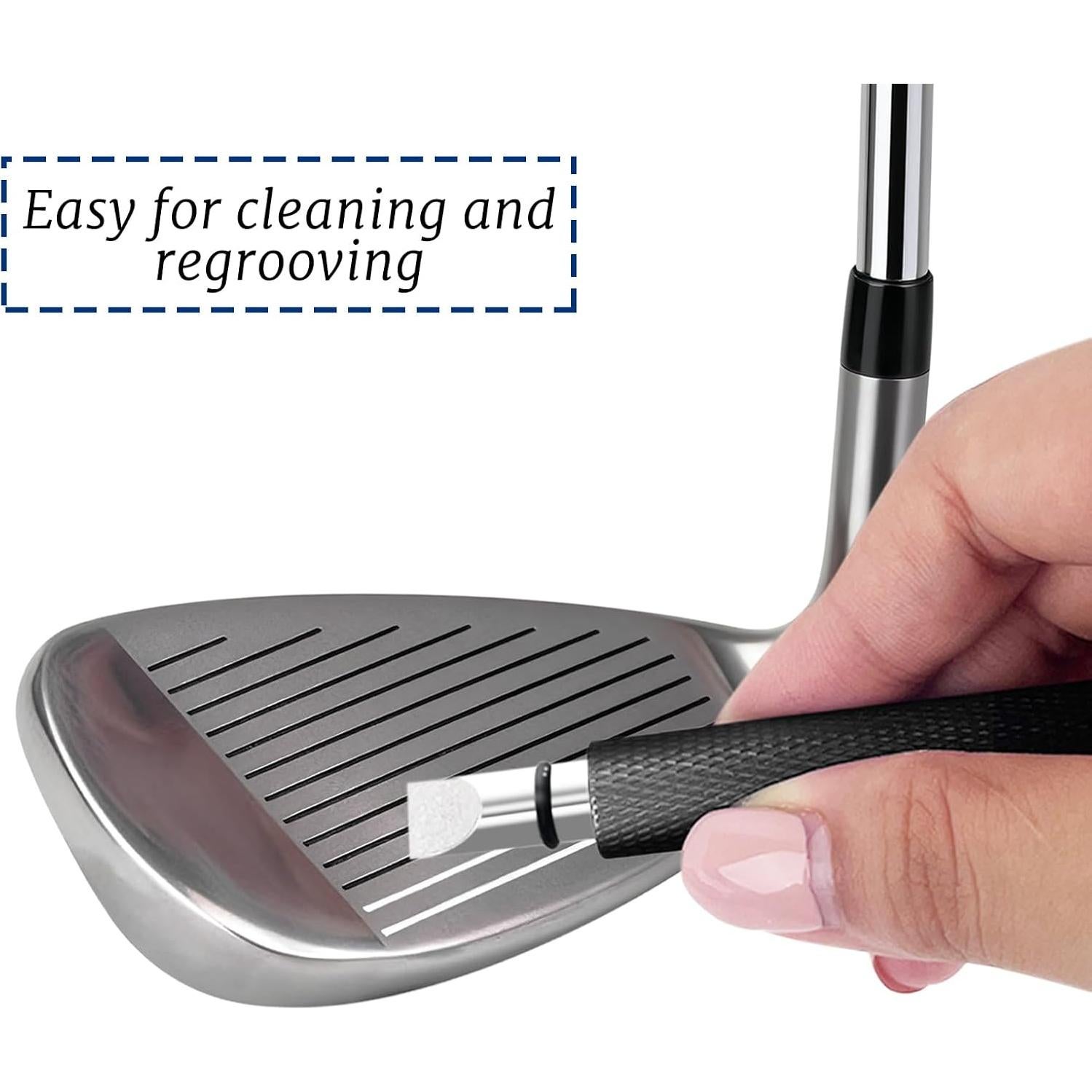 Paquete de 2 Afiladores de Ranuras de Golf Ykimok - Compactos y Robustos