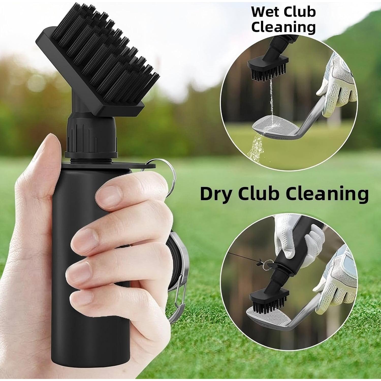 Limpiador de Cepillo para Palos de Golf Uparea 2 en 1 con Botella