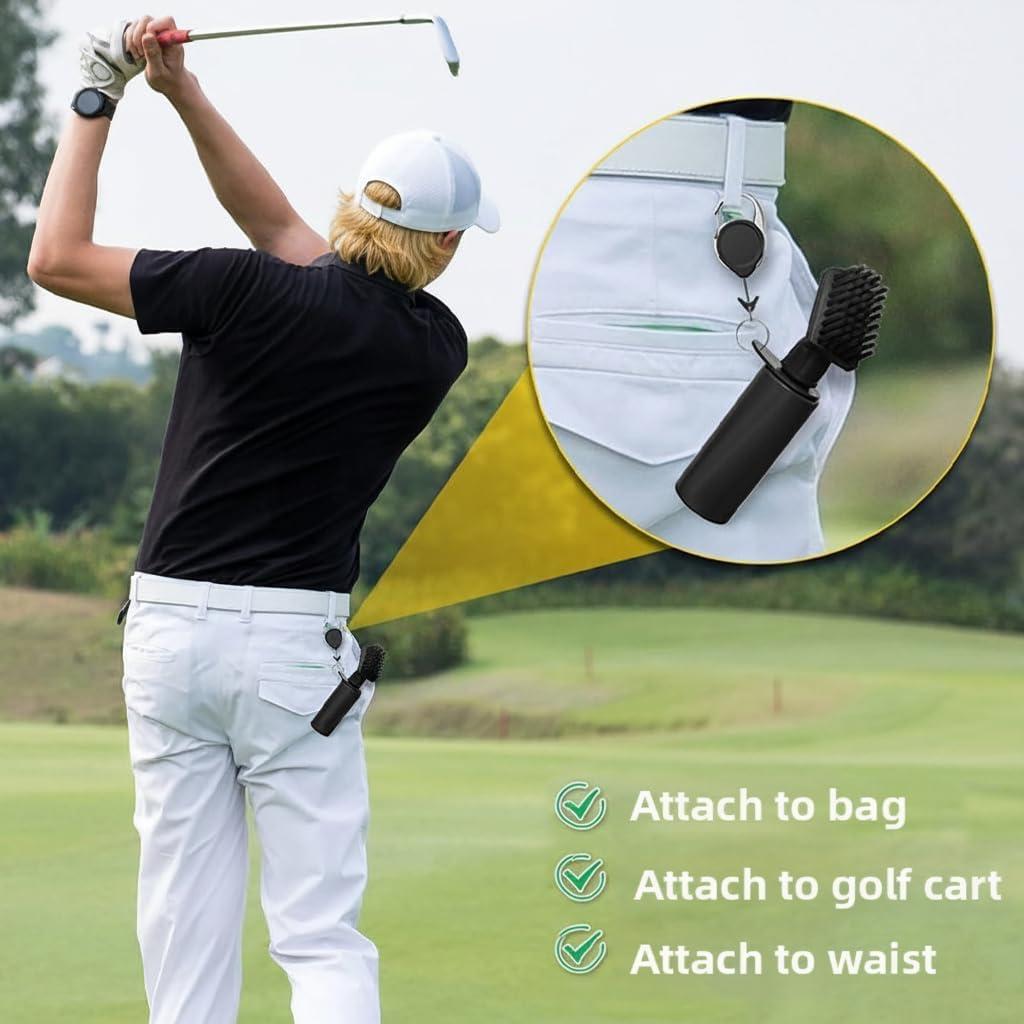 Limpiador de Cepillo para Palos de Golf Uparea 2 en 1 con Botella