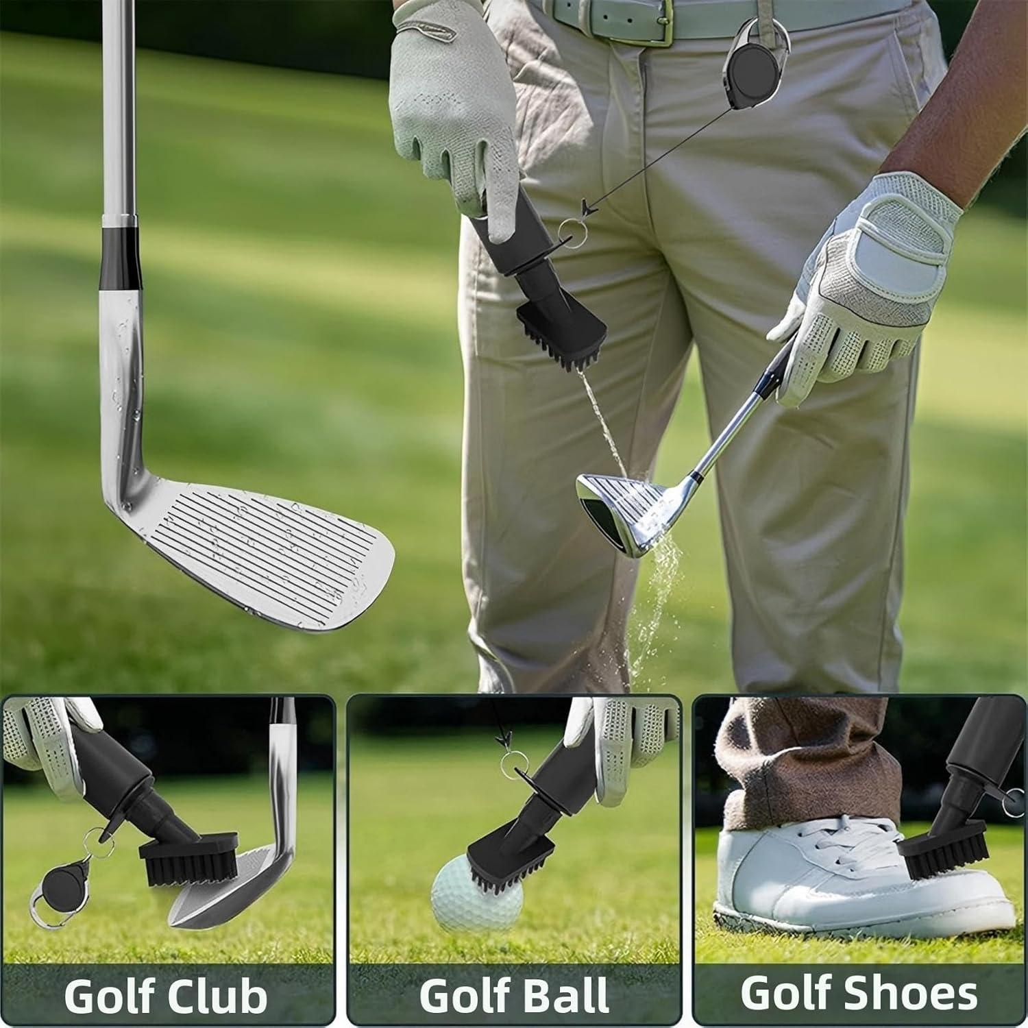 Limpiador de Cepillo para Palos de Golf Uparea 2 en 1 con Botella