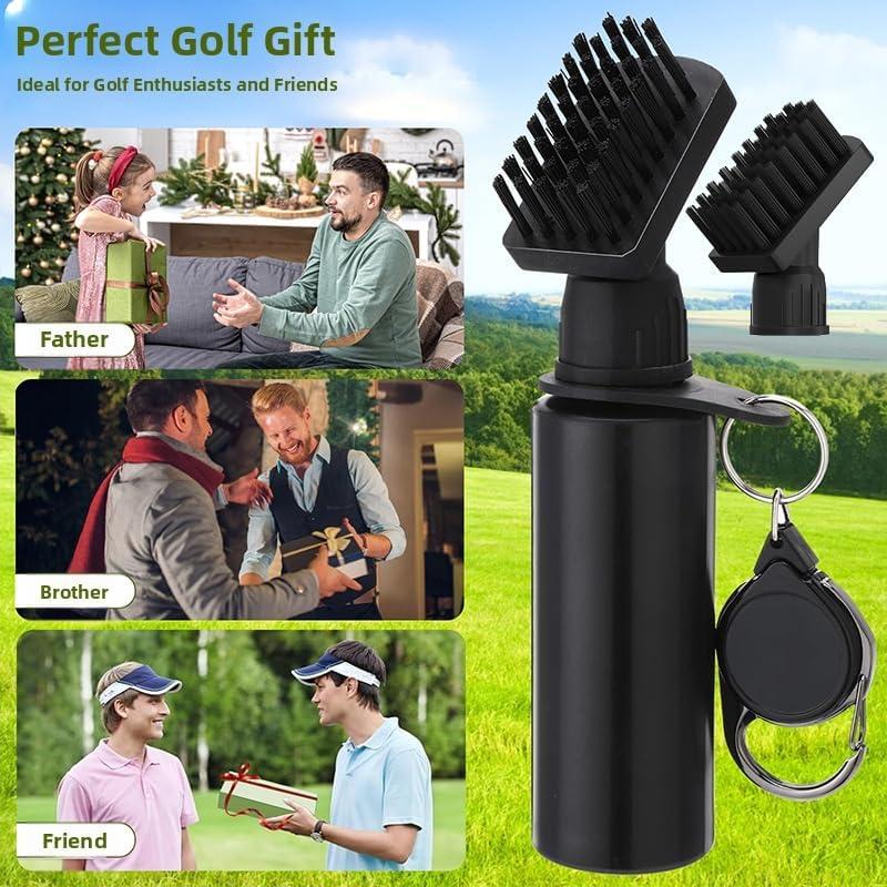 Limpiador de Cepillo para Palos de Golf Uparea 2 en 1 con Botella
