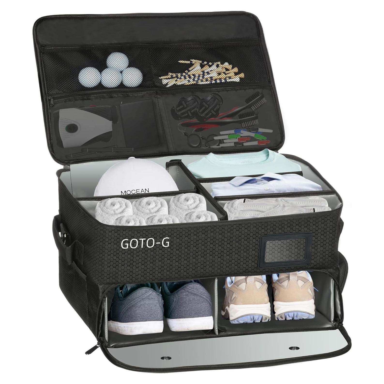 Organizador de Maletero de Golf 1GoTo-G Negro 3 Capas