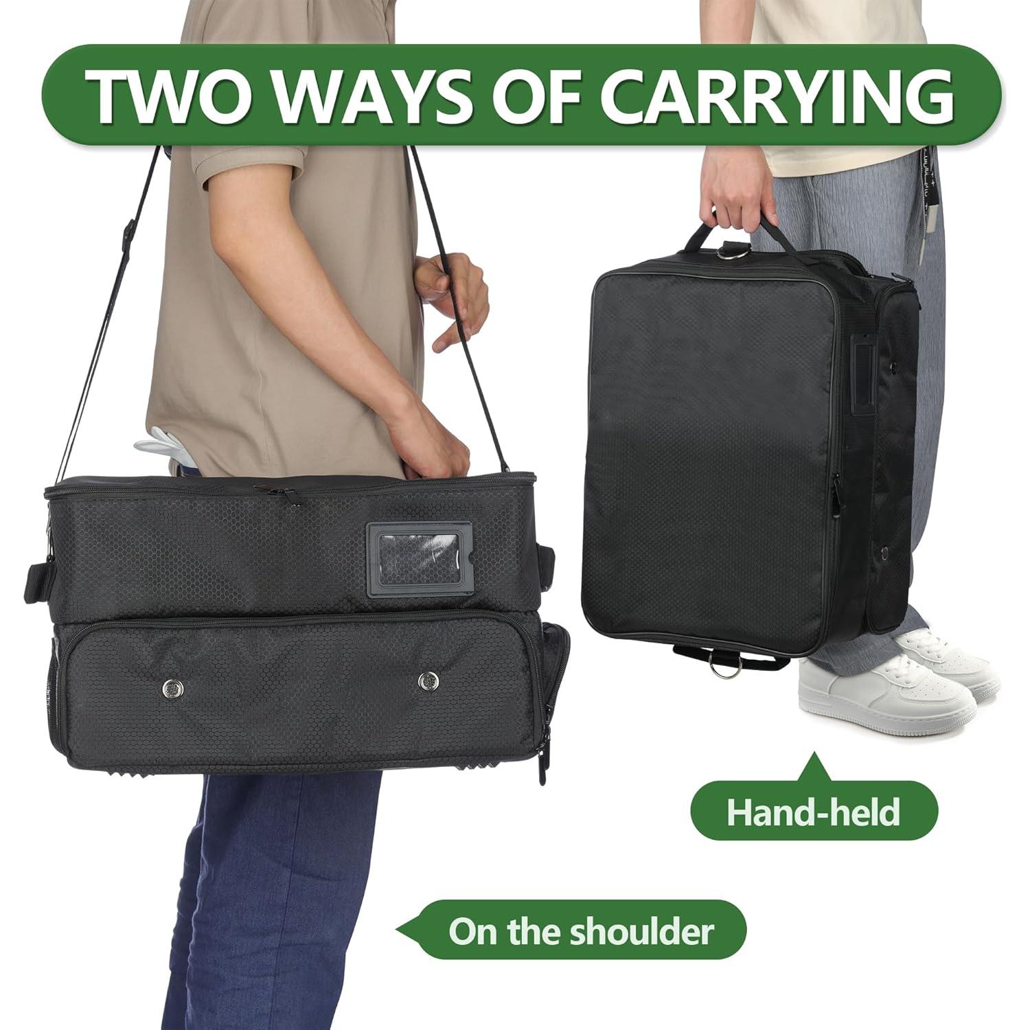 Organizador de Maletero de Golf 1GoTo-G Negro 3 Capas