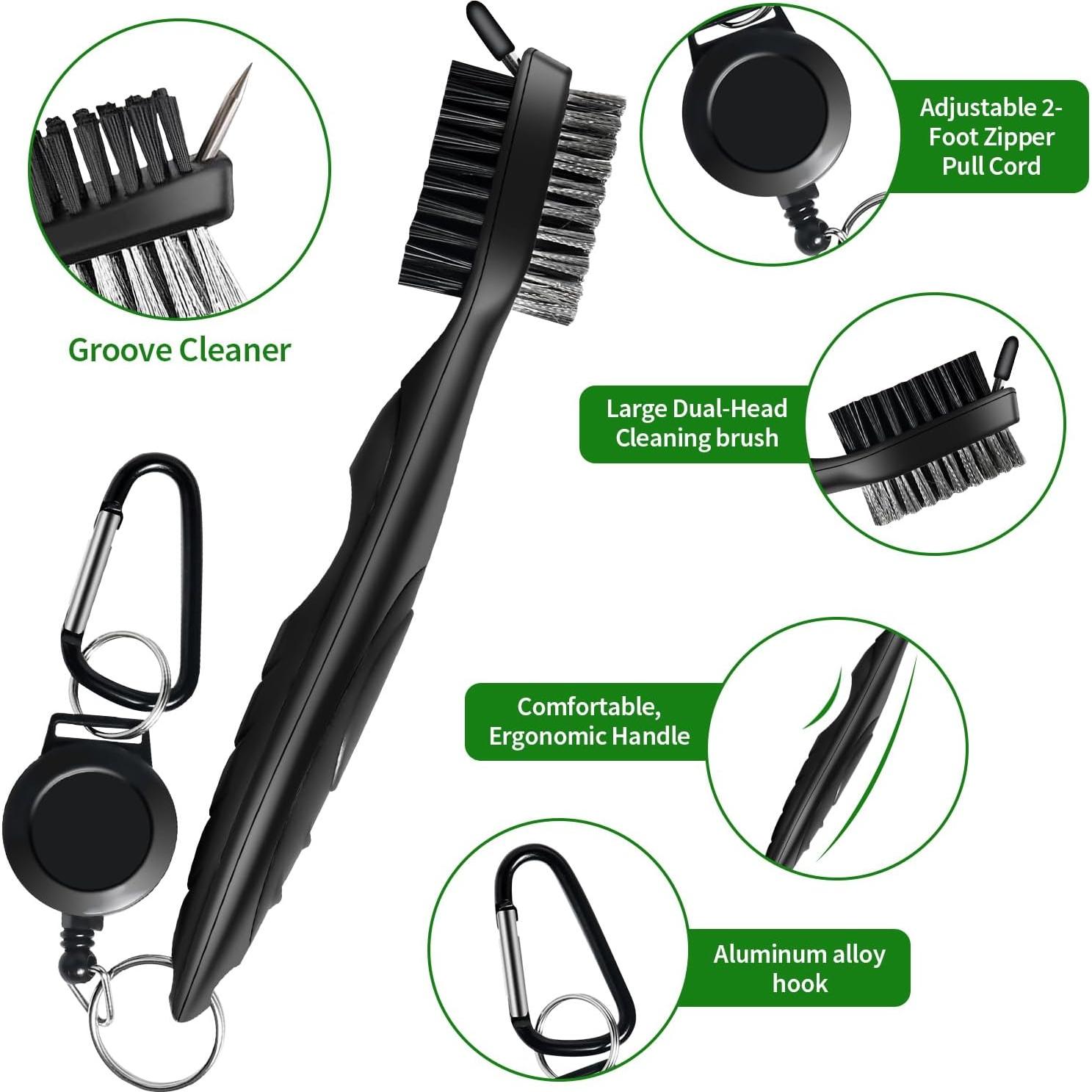 Kit de limpieza de palos de golf XQ XIAO QIAO 250ml con cepillo