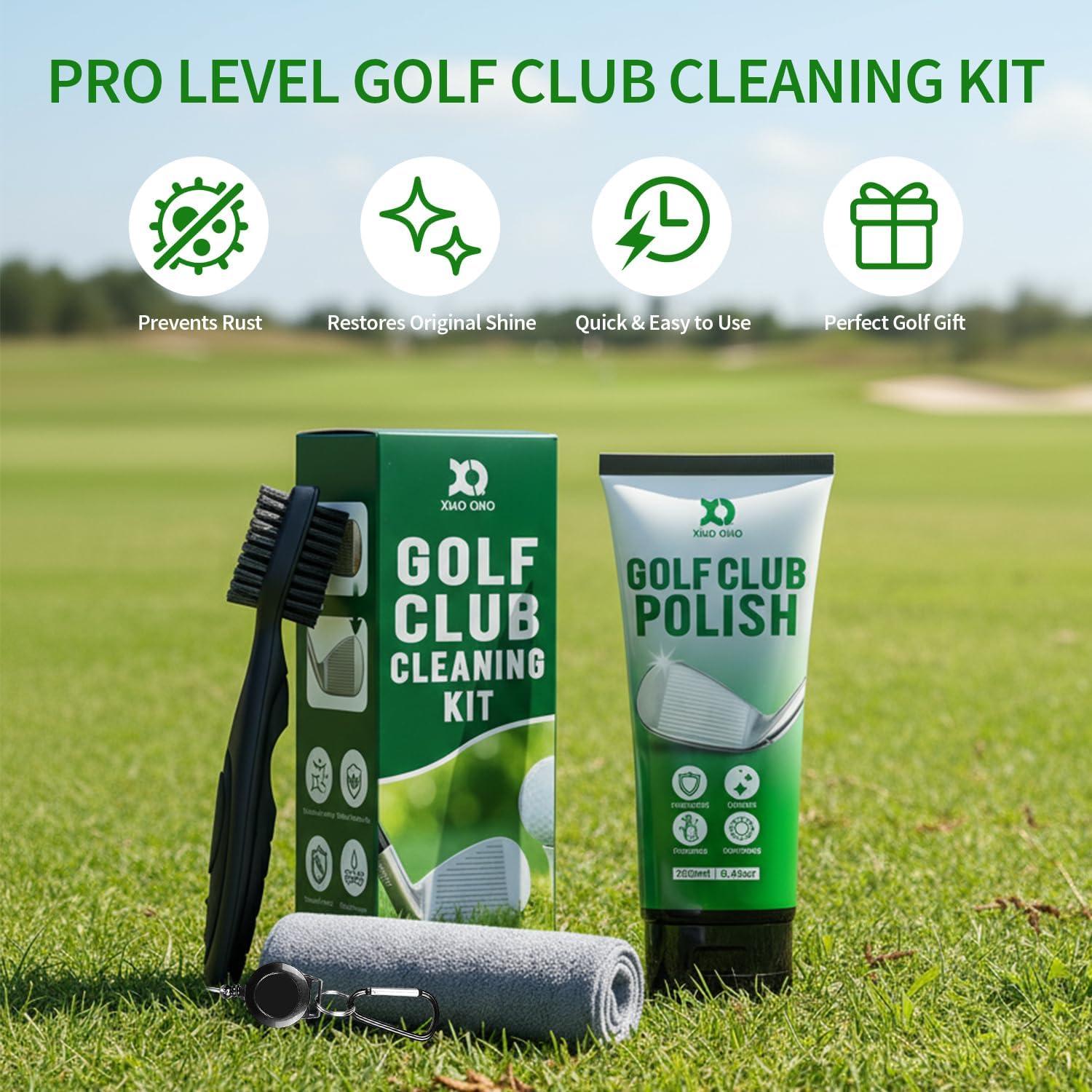 Kit de limpieza de palos de golf XQ XIAO QIAO 250ml con cepillo