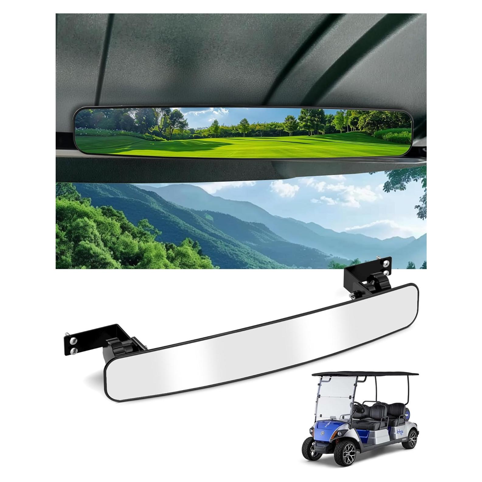 Espejo Retrovisor Trasero HOWBOW para Carrito de Golf 41.91 cm