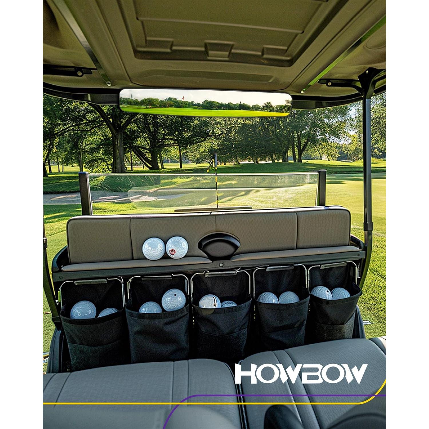 Espejo Retrovisor Trasero HOWBOW para Carrito de Golf 41.91 cm