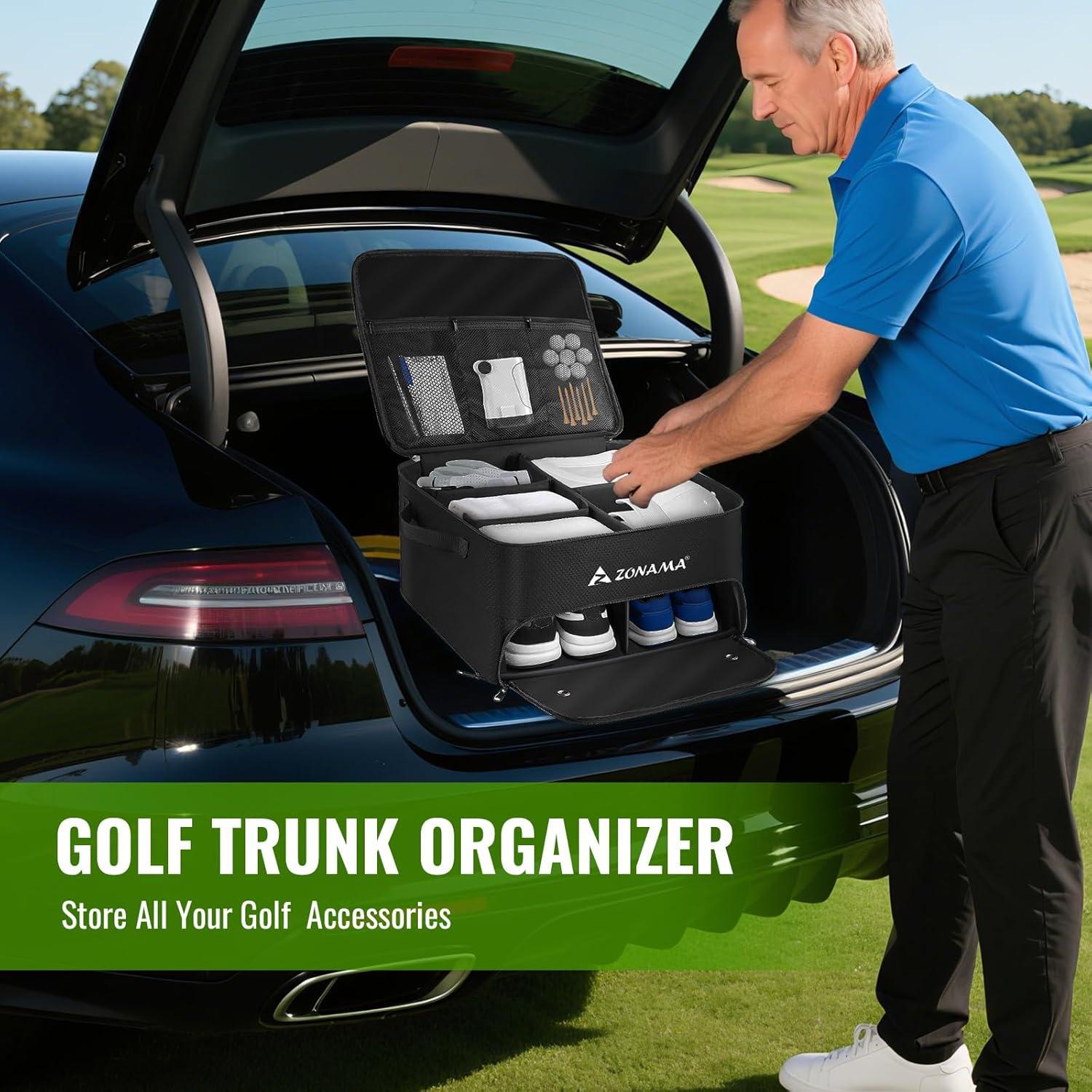 Organizador de Maletero de Golf Z ZONAMA 3 Capas Impermeable