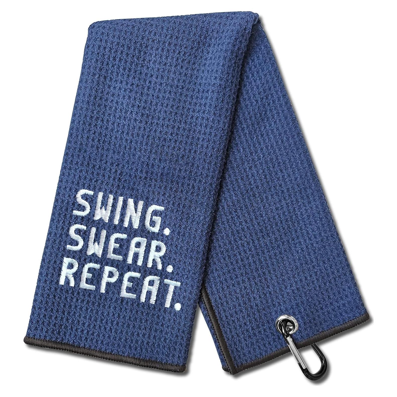 Toalla de Golf Microfibra DYJYBMY Azul Marino 60x40 cm