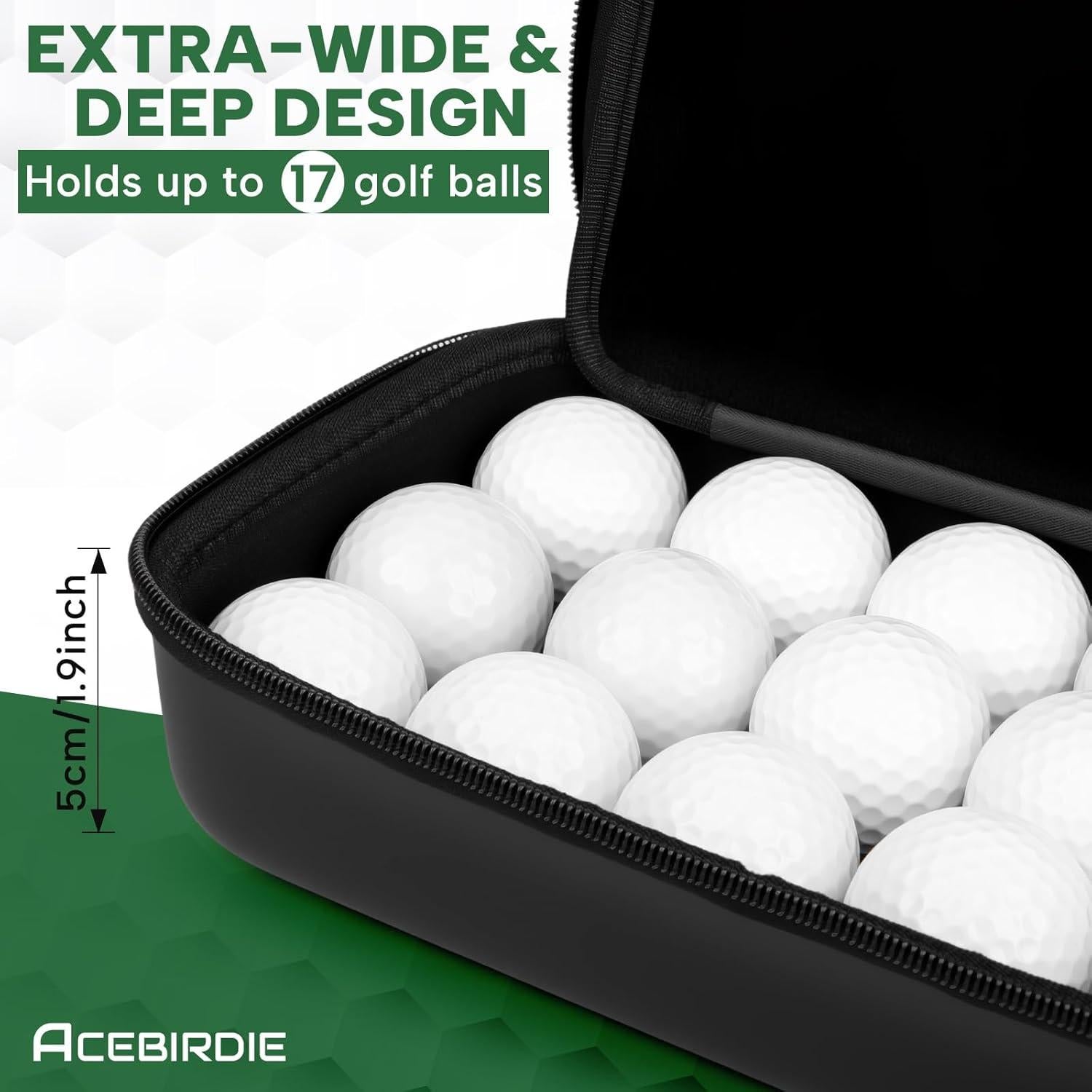 Funda para Guantes de Golf Acebirdie con Formador y Mosquetón