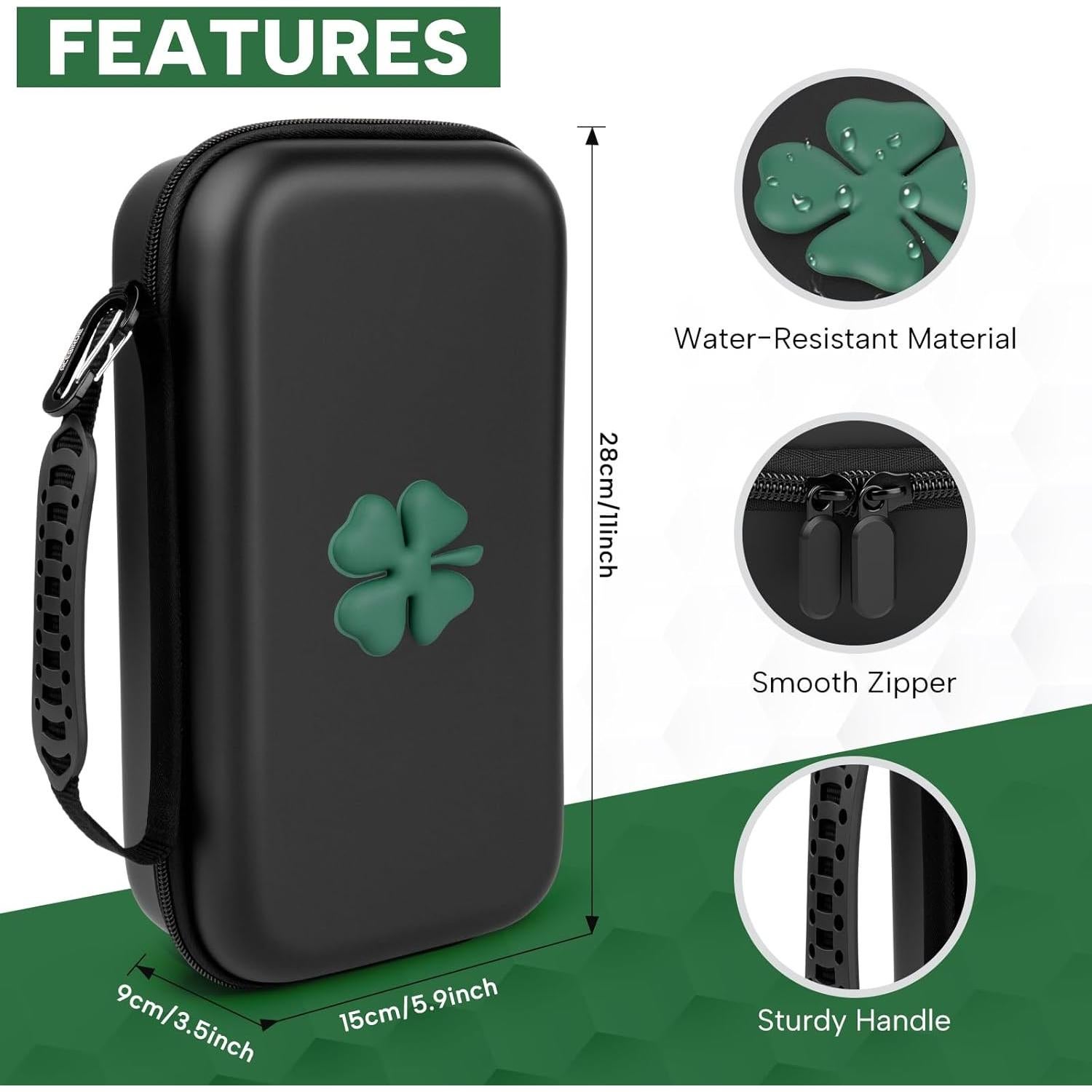 Funda para Guantes de Golf Acebirdie con Formador y Mosquetón