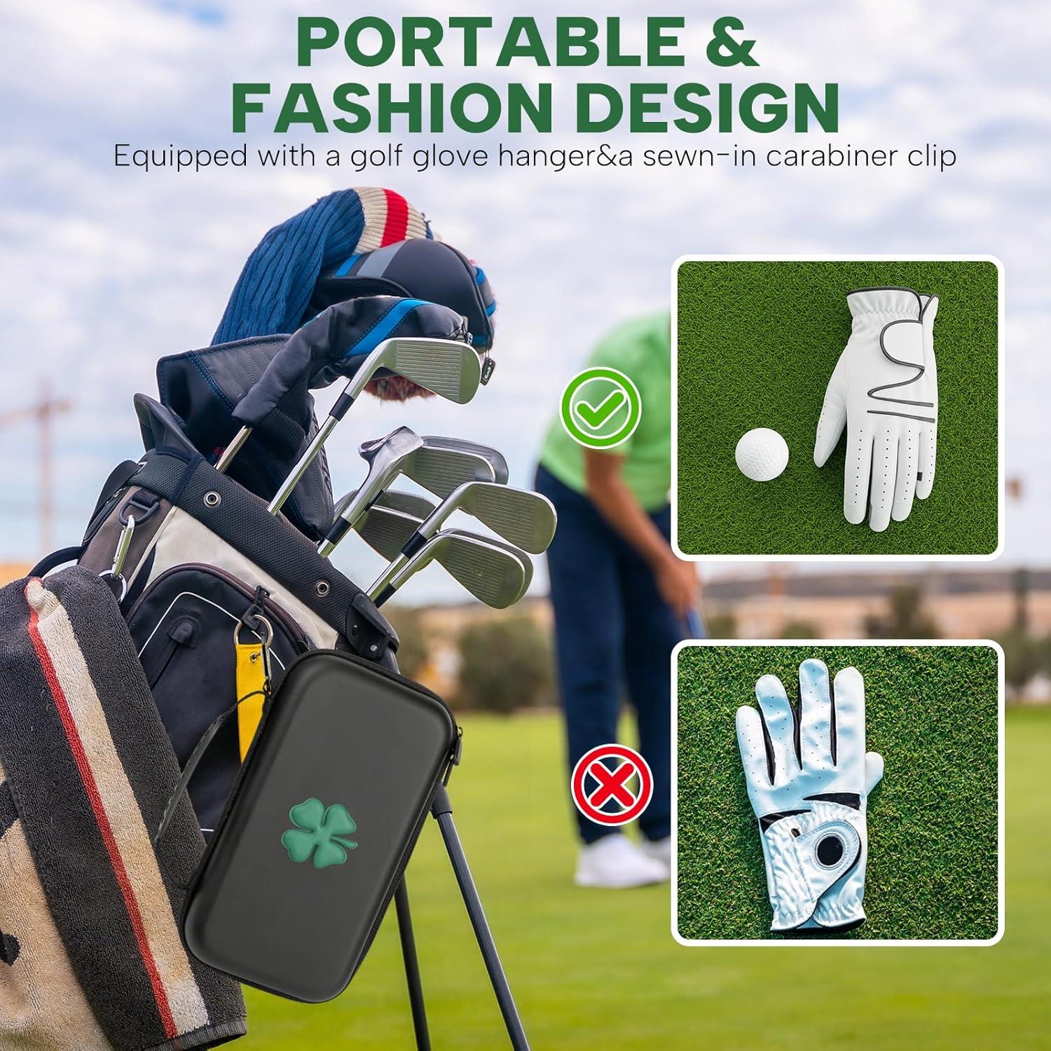 Funda para Guantes de Golf Acebirdie con Formador y Mosquetón