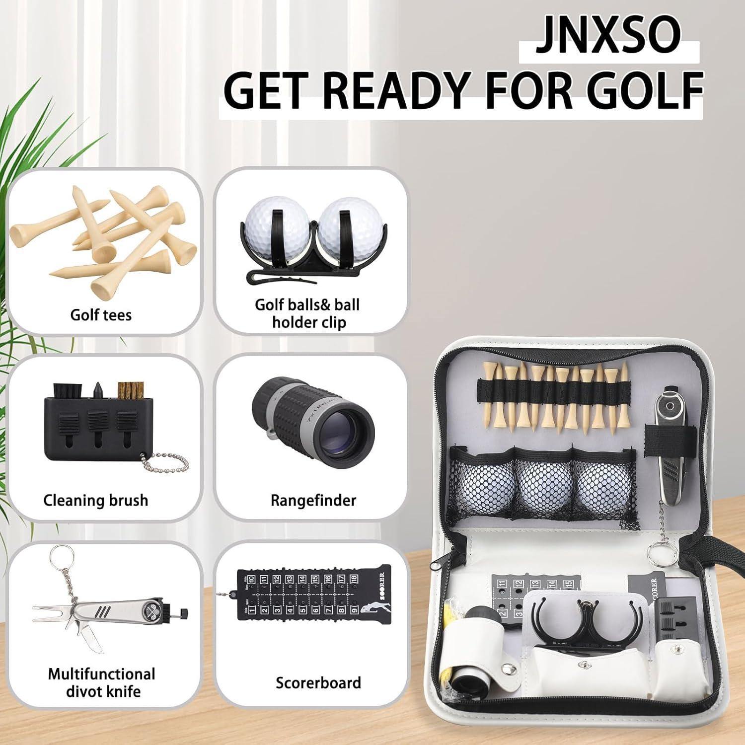 Set de Accesorios de Golf Jnxso con Estuche de Cuero