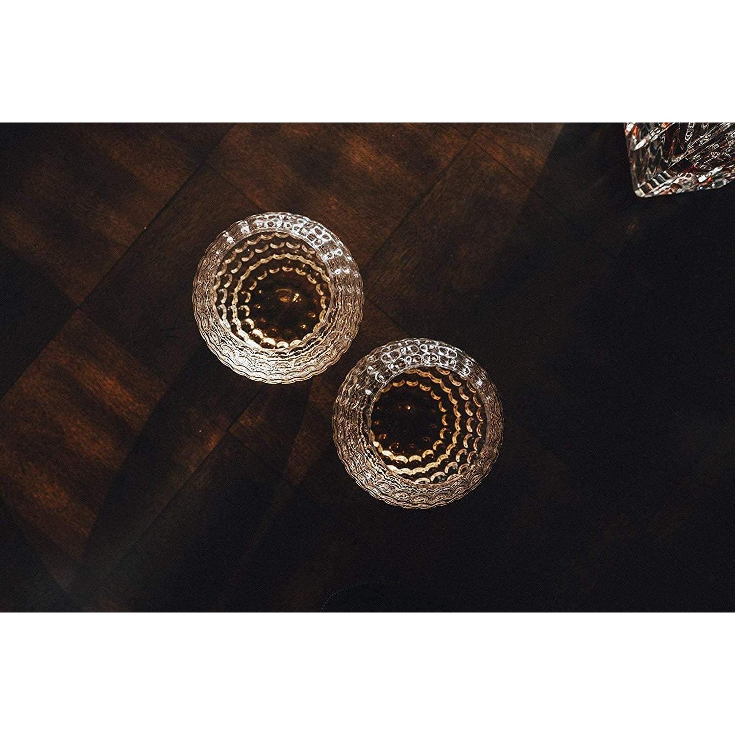 Vasos de Whisky Gemsho Glass - Set de 2 - 10 Onzas - Pelota de Golf