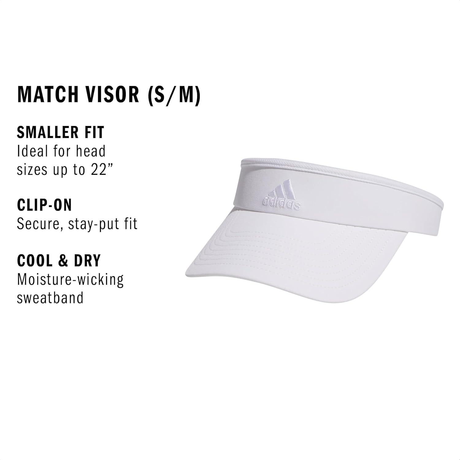 Gorra Visera Adidas Match 2 para Mujeres - Clip-On Ligera