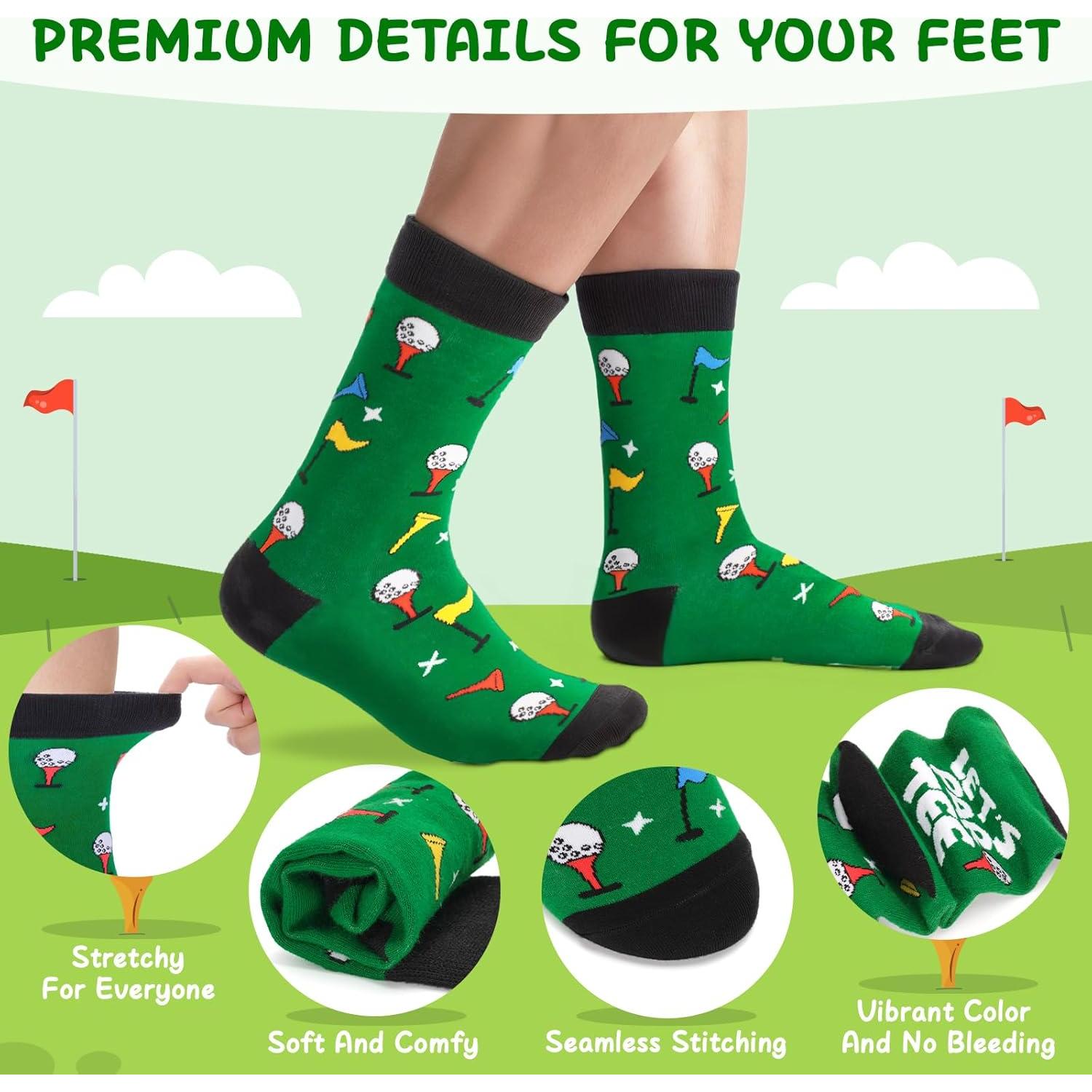 Calcetines de Golf Wildest Candy LET'S PARTEE, Talla 8-15