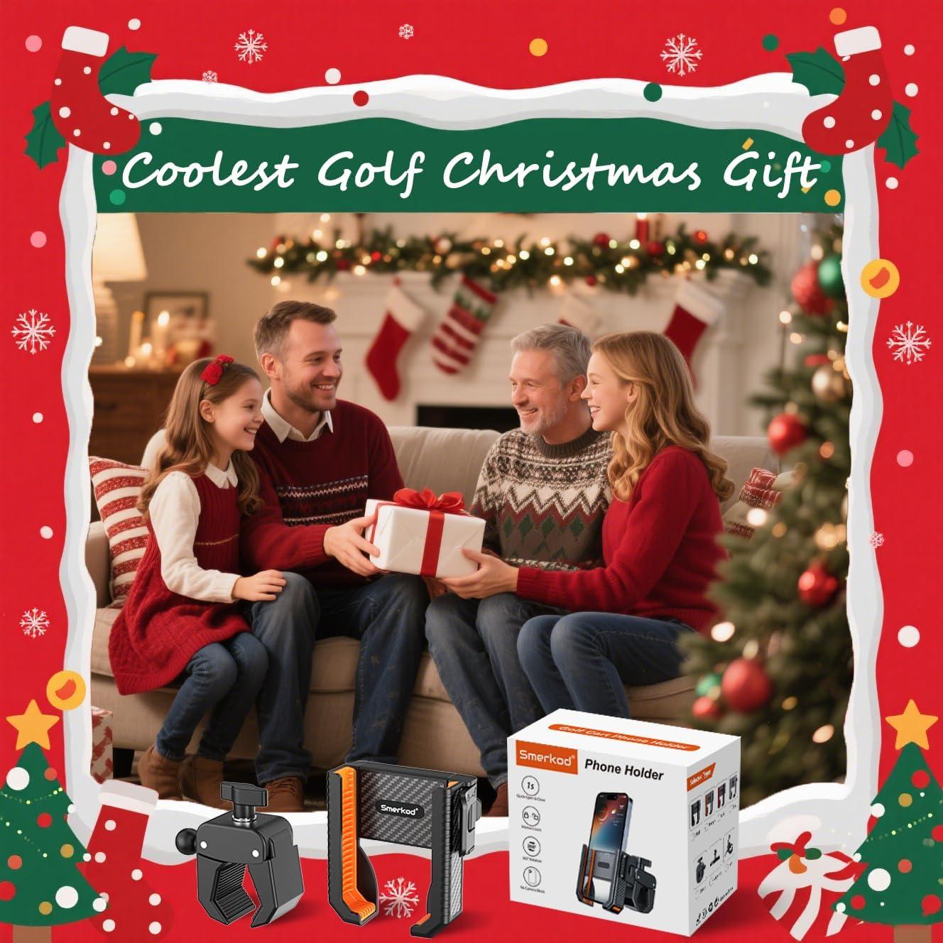 Soporte para Teléfono de Carrito de Golf Smerkod PH-S11 - Antideslizante