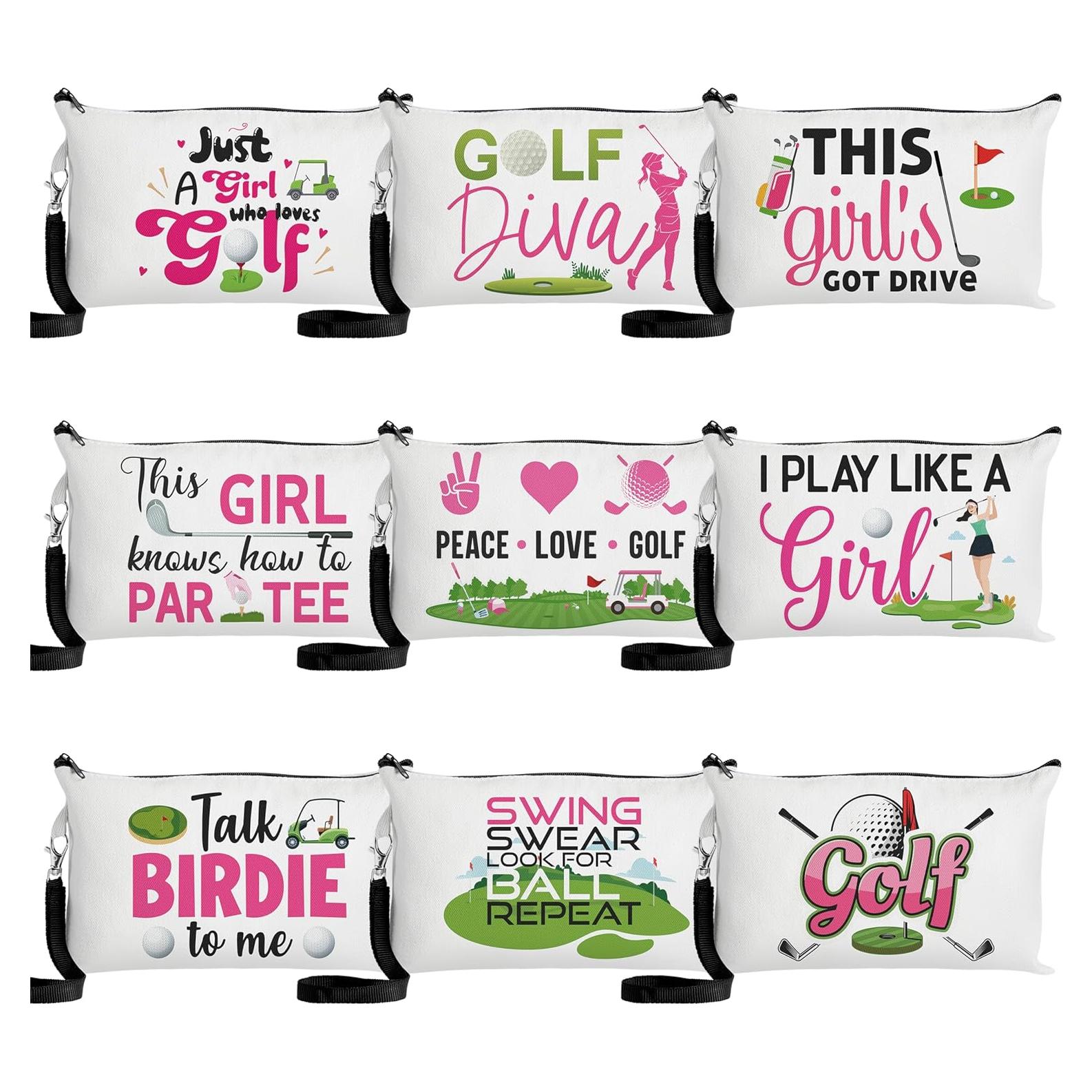 Set de 9 Bolsas de Maquillaje R HORSE para Golfistas