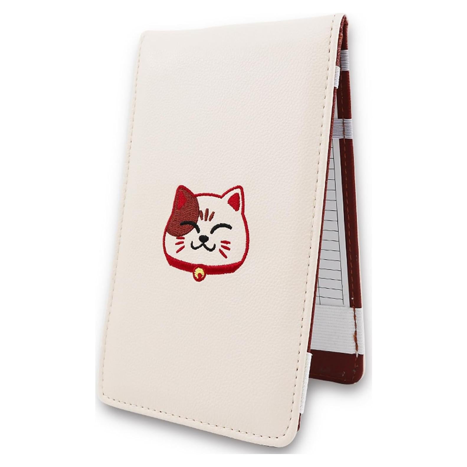 Cubierta de soporte para tarjeta de puntuación de golf Gbourly Gato Afortunado