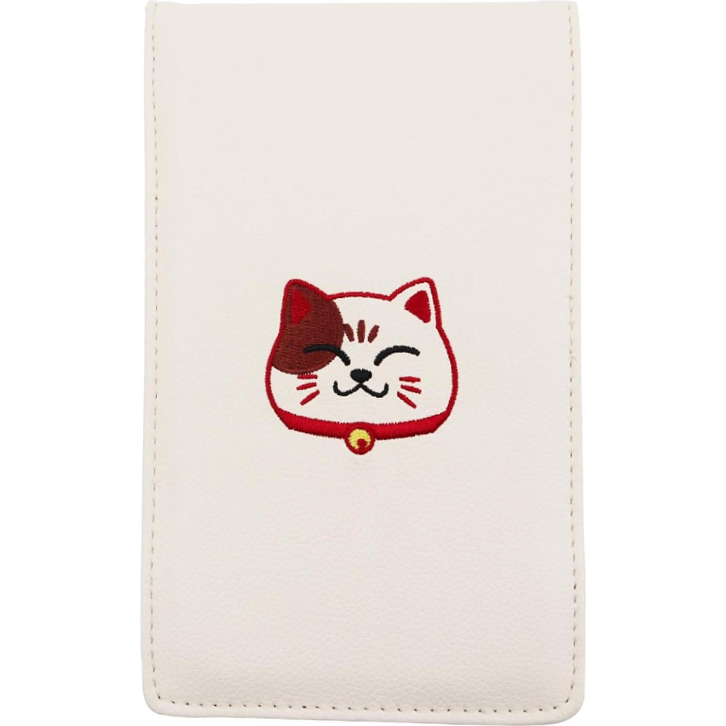 Cubierta de soporte para tarjeta de puntuación de golf Gbourly Gato Afortunado