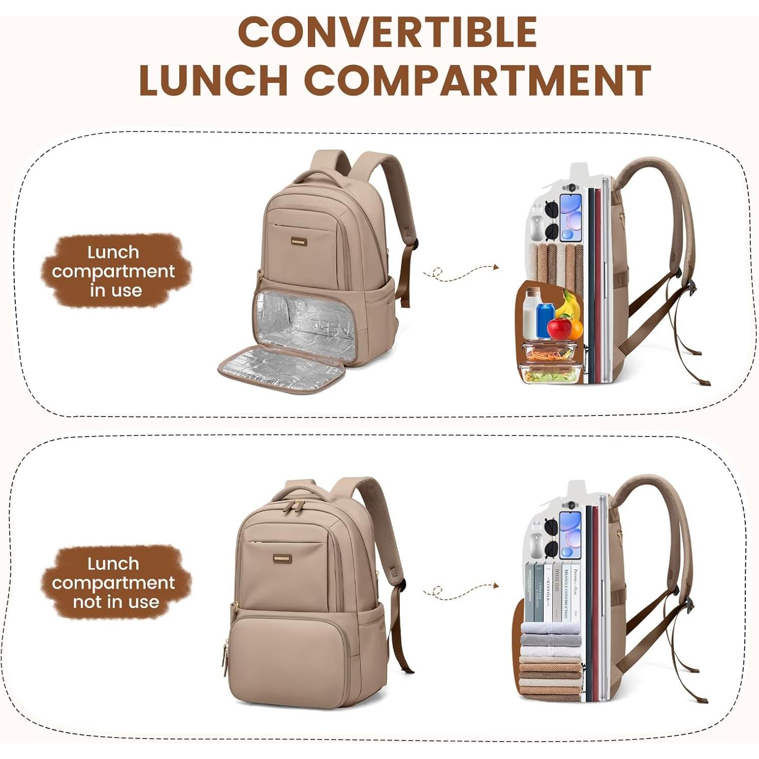 Mochila Almuerzo 30L GOLF SUPAGS 16" Compartimento Térmico