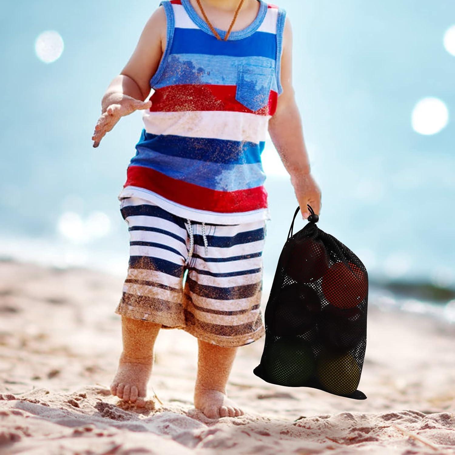 10 Bolsas de Malla de Nylon SBYURE 20.3 x 29 cm con Cierre