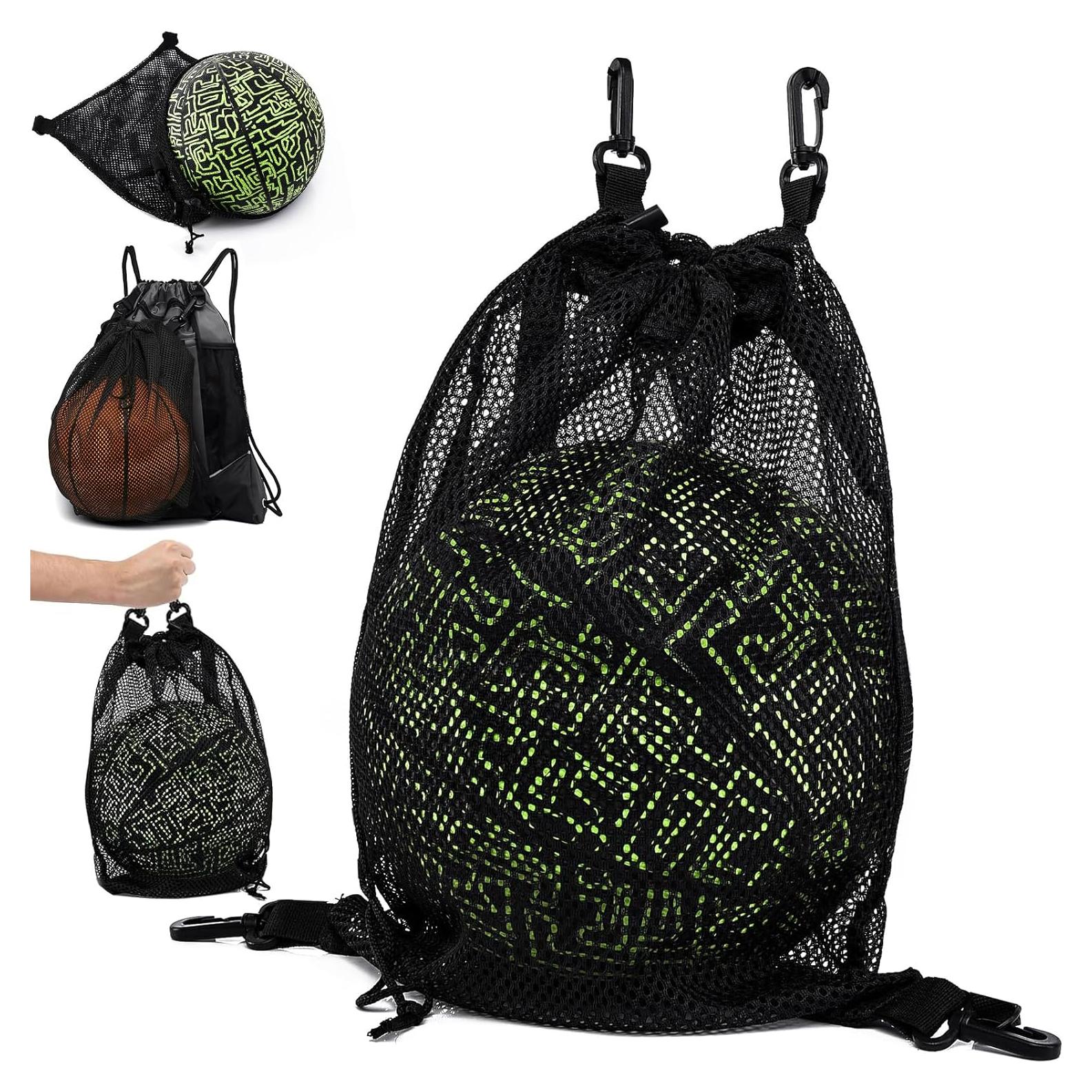 Bolsa de Deporte KAEGREEL Malla Negra 44x39 cm para Gimnasio