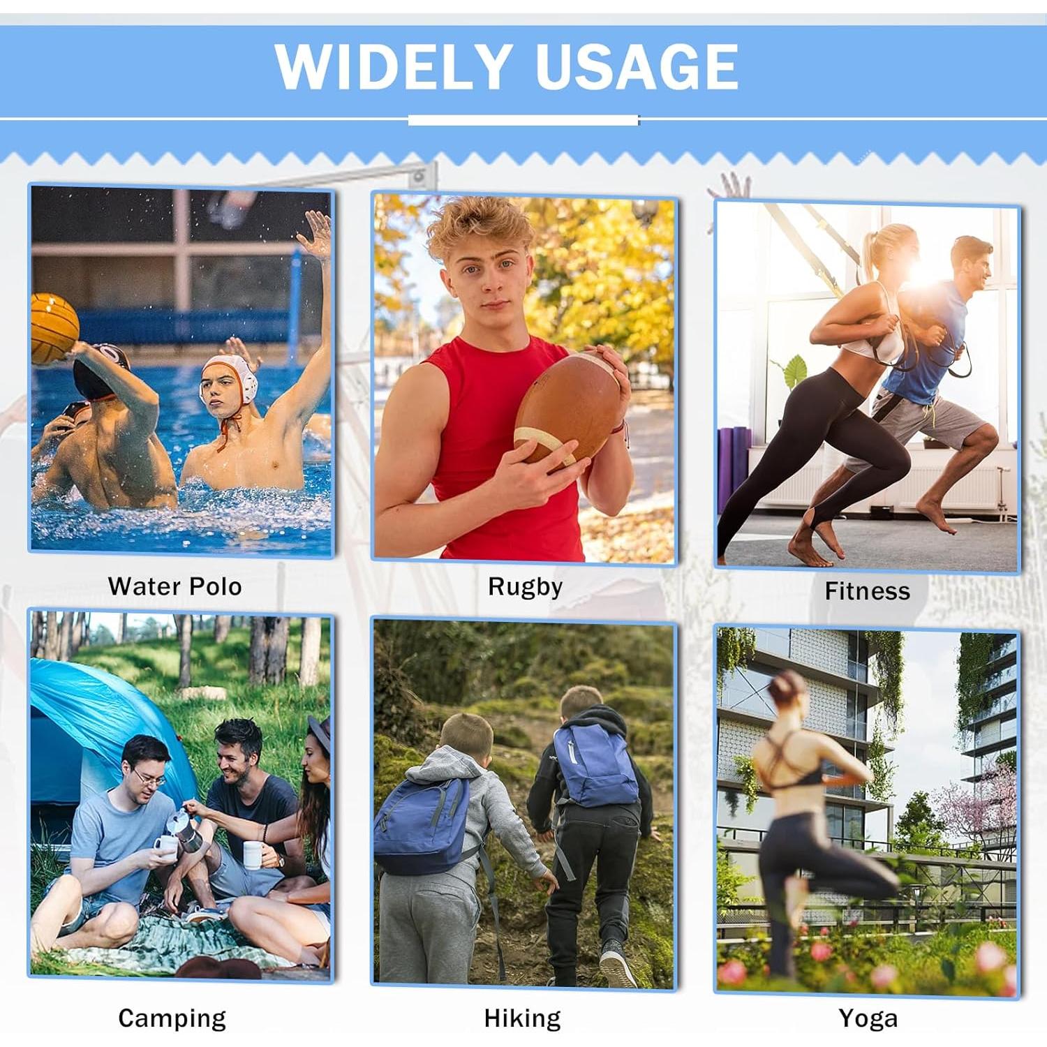 Bolsa de Deporte KAEGREEL Malla Negra 44x39 cm para Gimnasio