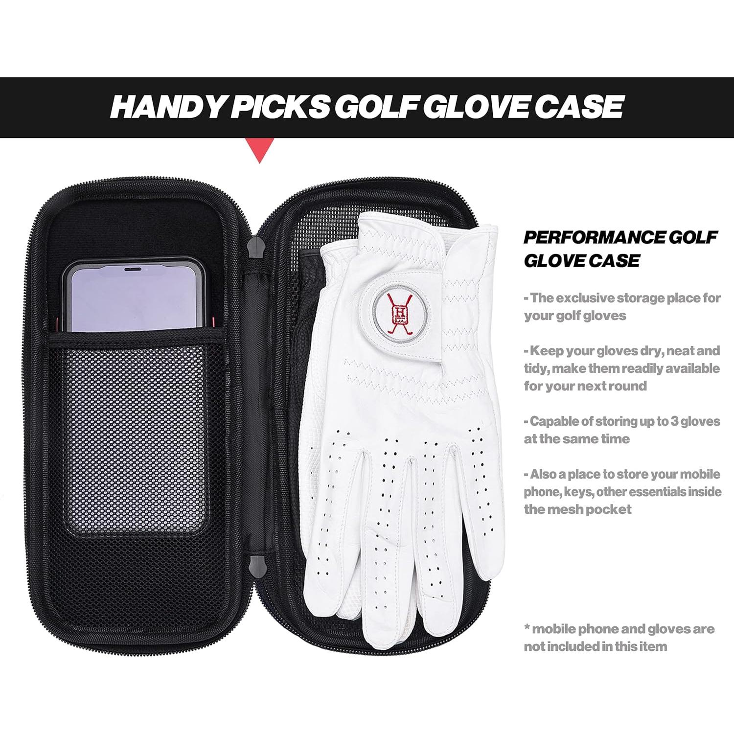 Estuche para Guantes de Golf Handy Picks - Protección y Secado