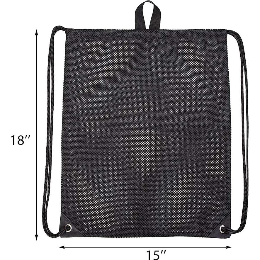Bolsa de Malla COVAX con Cierre de Cordón 45.7x38.1cm