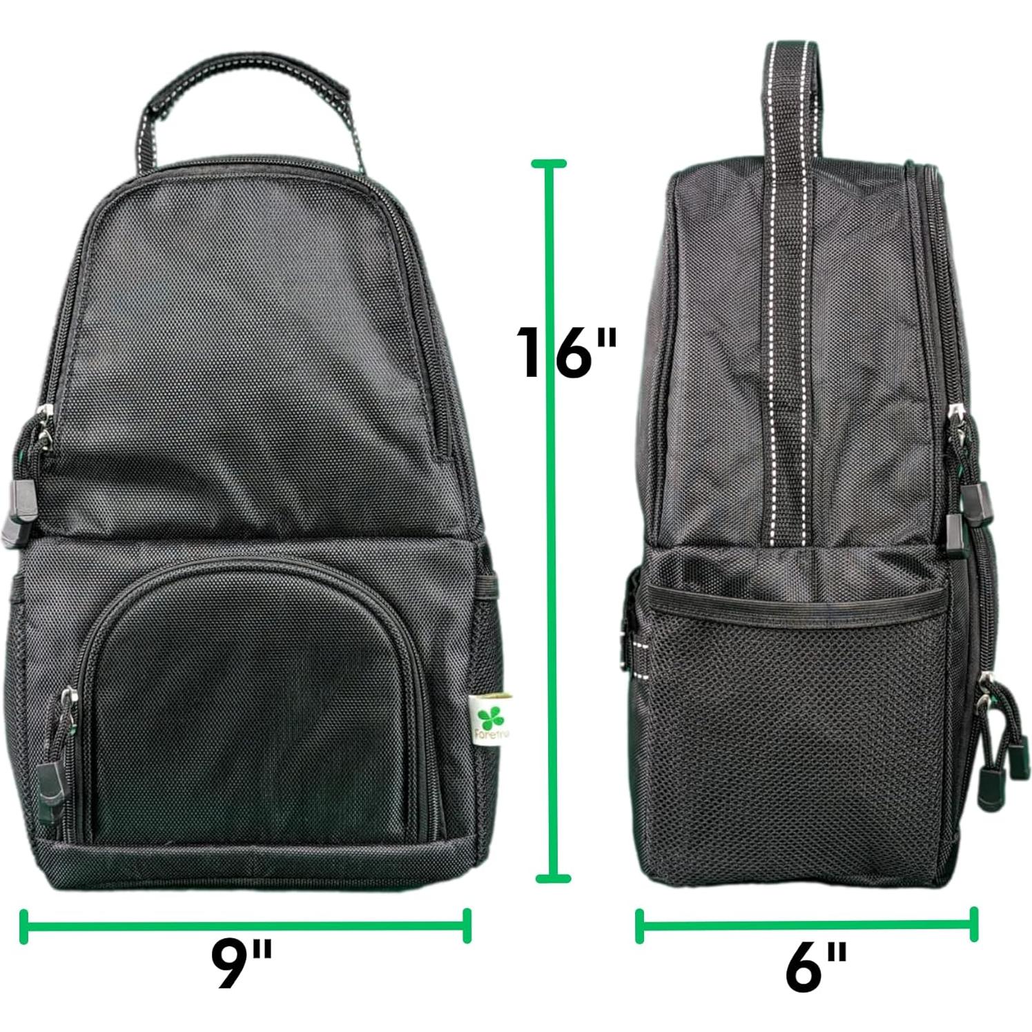 Bolsa Enfriadora para Carro de Golf Foretra - 6 Bebidas - Negro