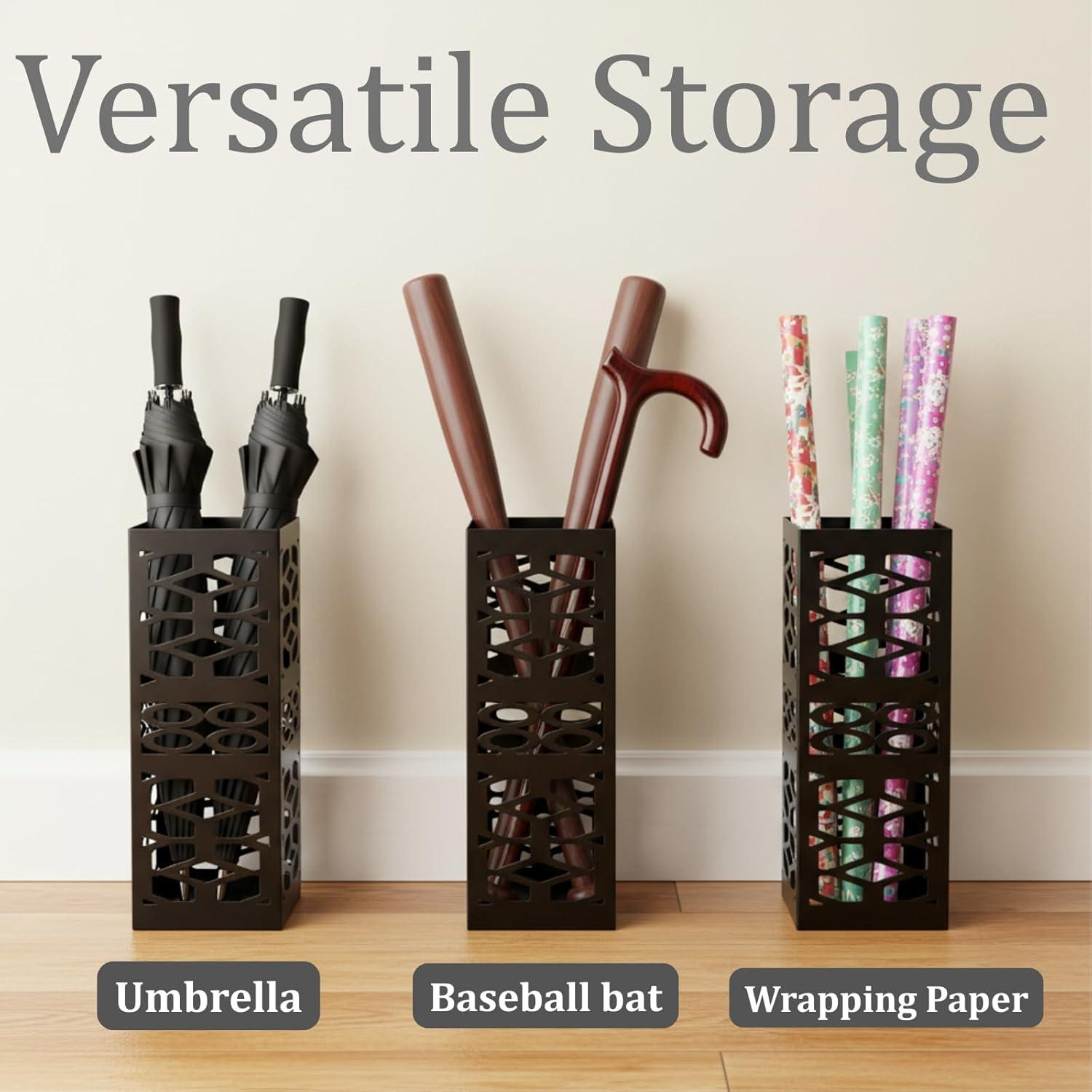 Soporte de Paraguas ZENFUN Metal Resistente al Óxido 40 cm