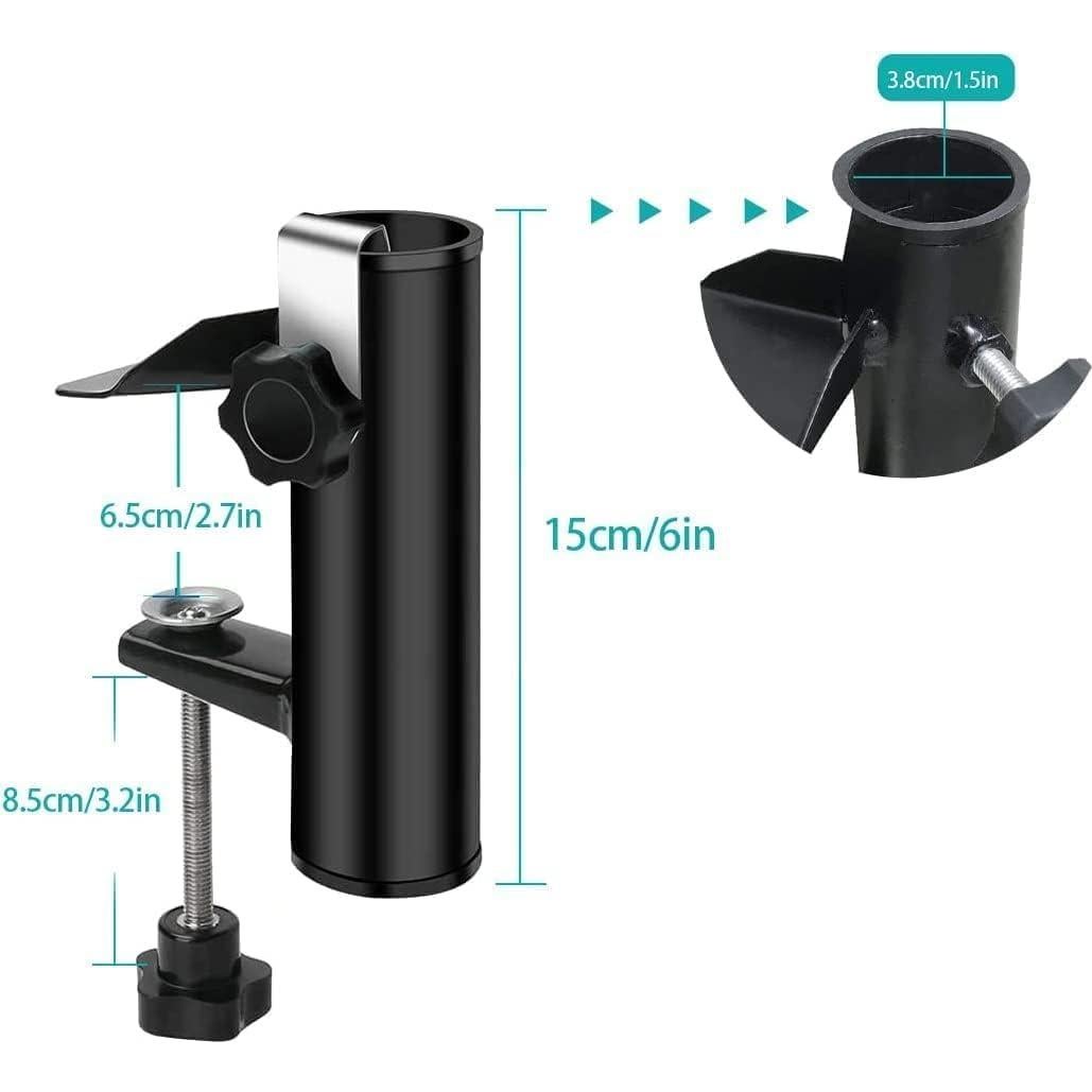 Soporte de Paraguas de Metal Portátil para Patio y Camping
