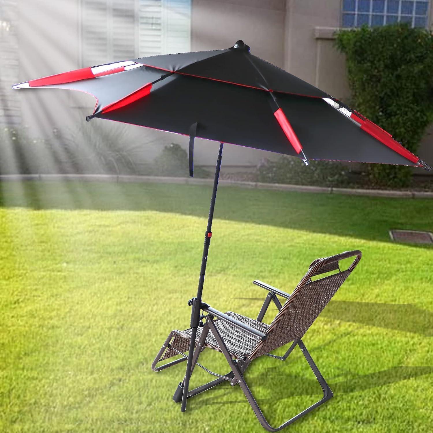 Soporte de Paraguas de Metal Portátil para Patio y Camping