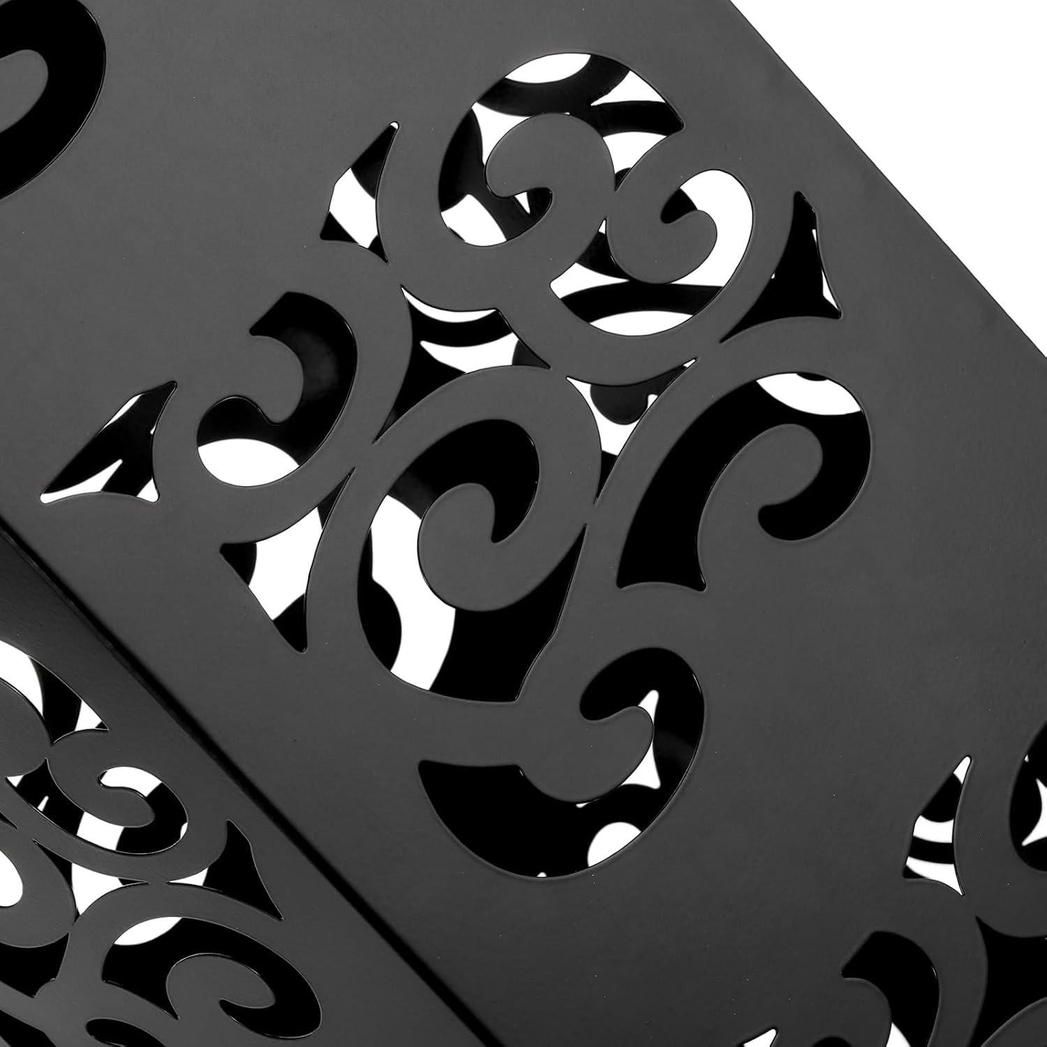 Soporte para Paraguas Kingrol de Metal Negro 15x15x40 cm