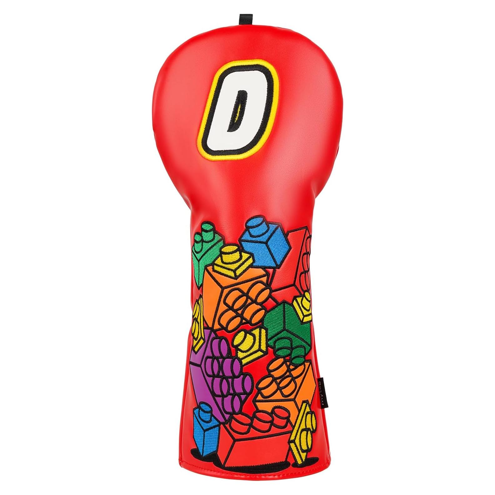 Cubierta de Cabeza de Driver de Golf Mytag Rojo 420-460CC