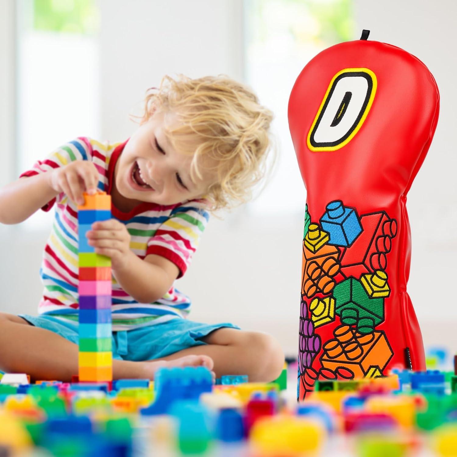 Cubierta de Cabeza de Driver de Golf Mytag Rojo 420-460CC