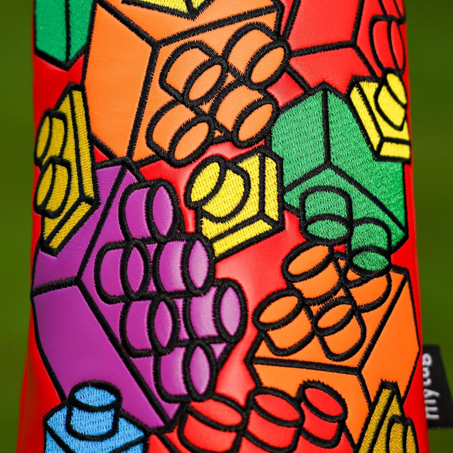 Cubierta de Cabeza de Driver de Golf Mytag Rojo 420-460CC